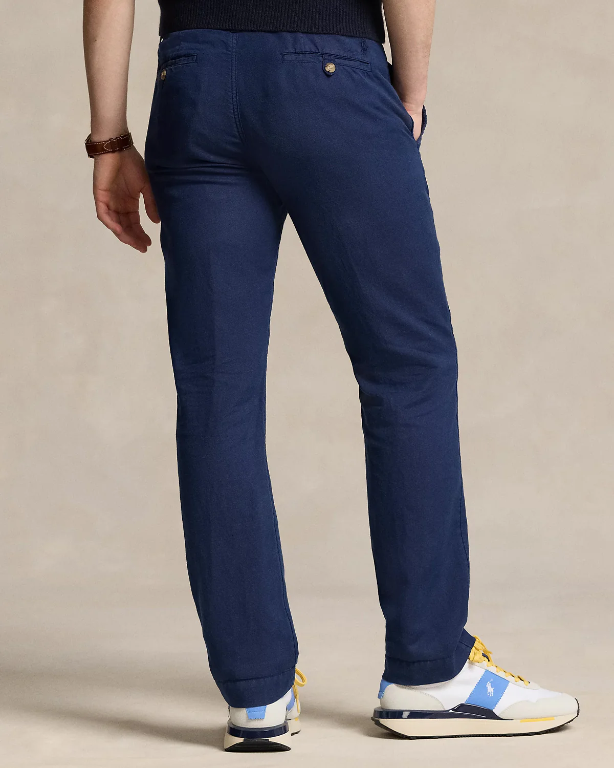 STRAIGHT FIT LINEN-COTTON PANT - Image 2