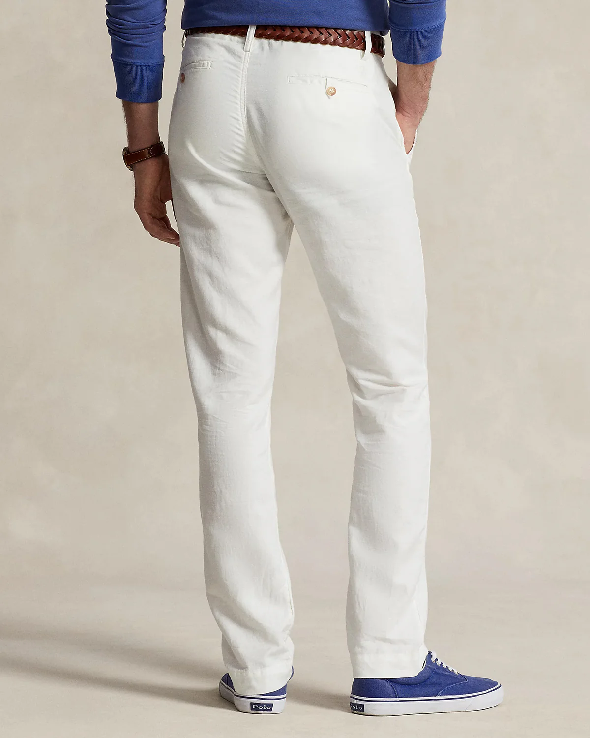 STRAIGHT FIT LINEN-COTTON PANT - Image 2