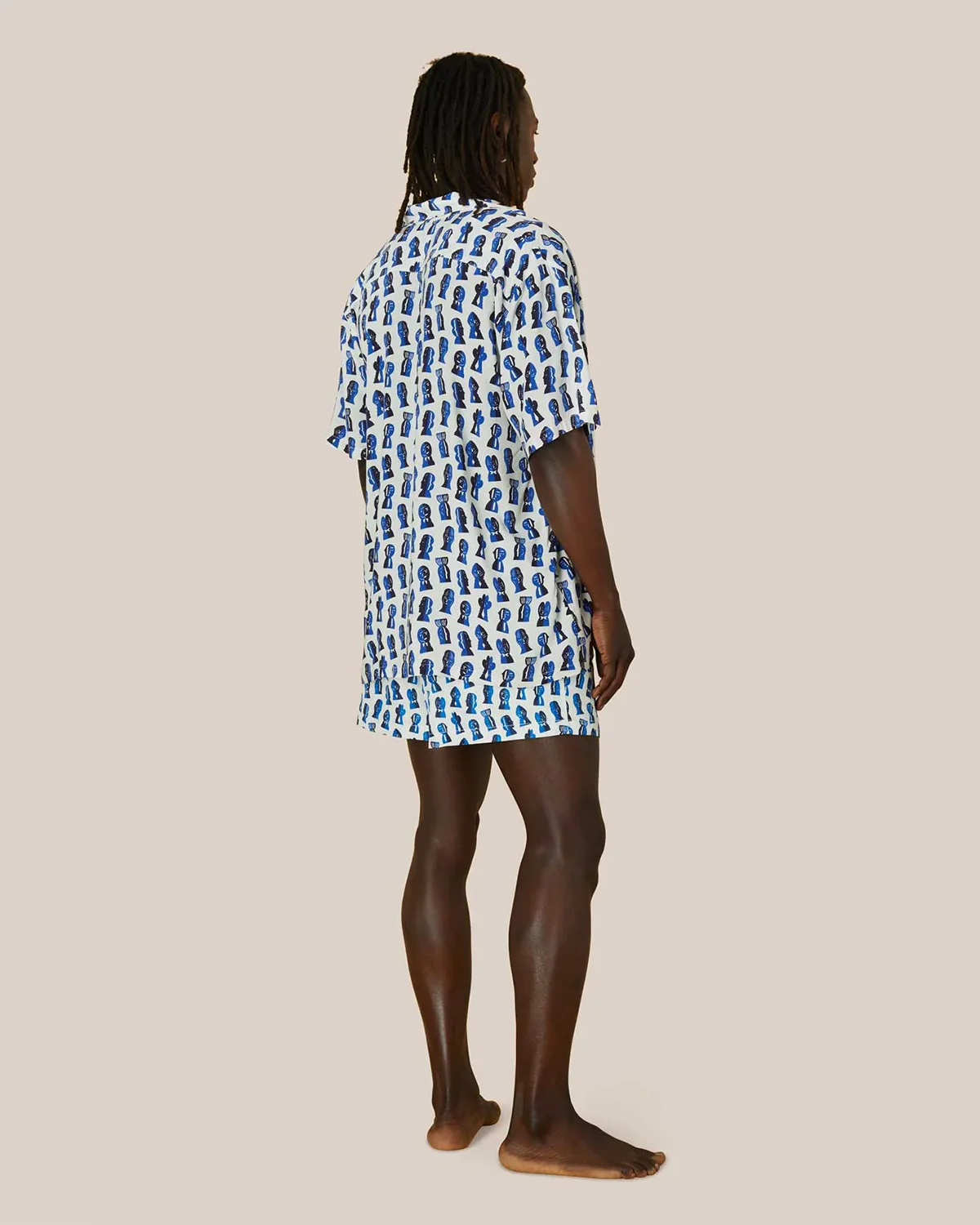 Camp Collar Shirt Eco Beige Papier Découpé x Severin Millet - Image 4
