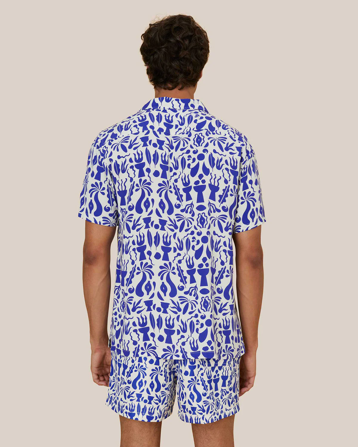 Camp Collar Shirt Eco Blue Tulum x Alejandra Anglasa - Image 4