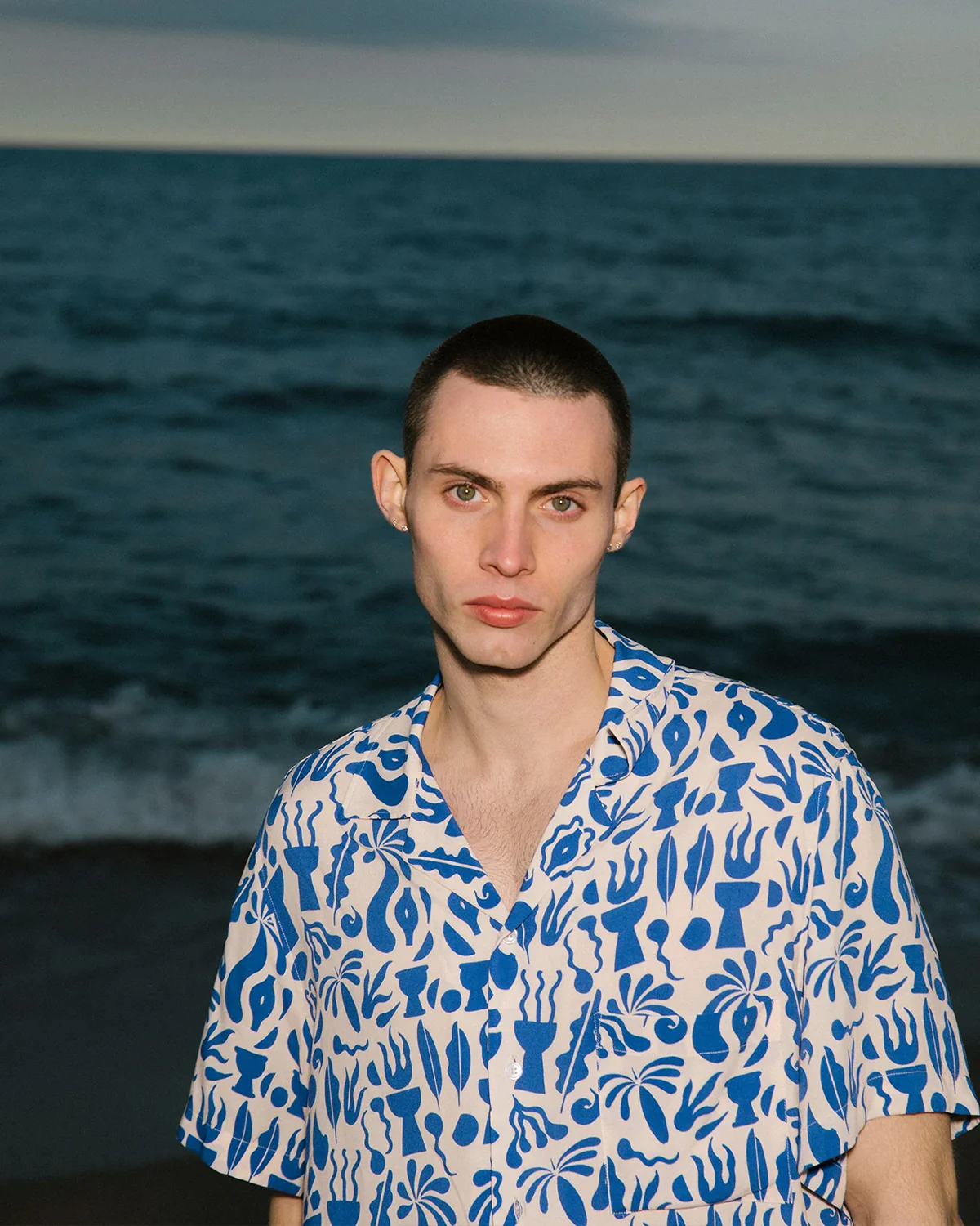 Camp Collar Shirt Eco Blue Tulum x Alejandra Anglasa - Image 5