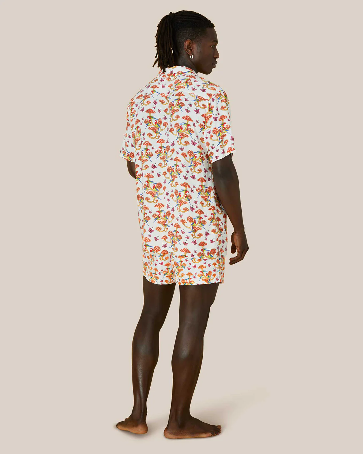 Camp Collar Shirt Eco White Childhood Memories x Myasia Dowdell - Image 4
