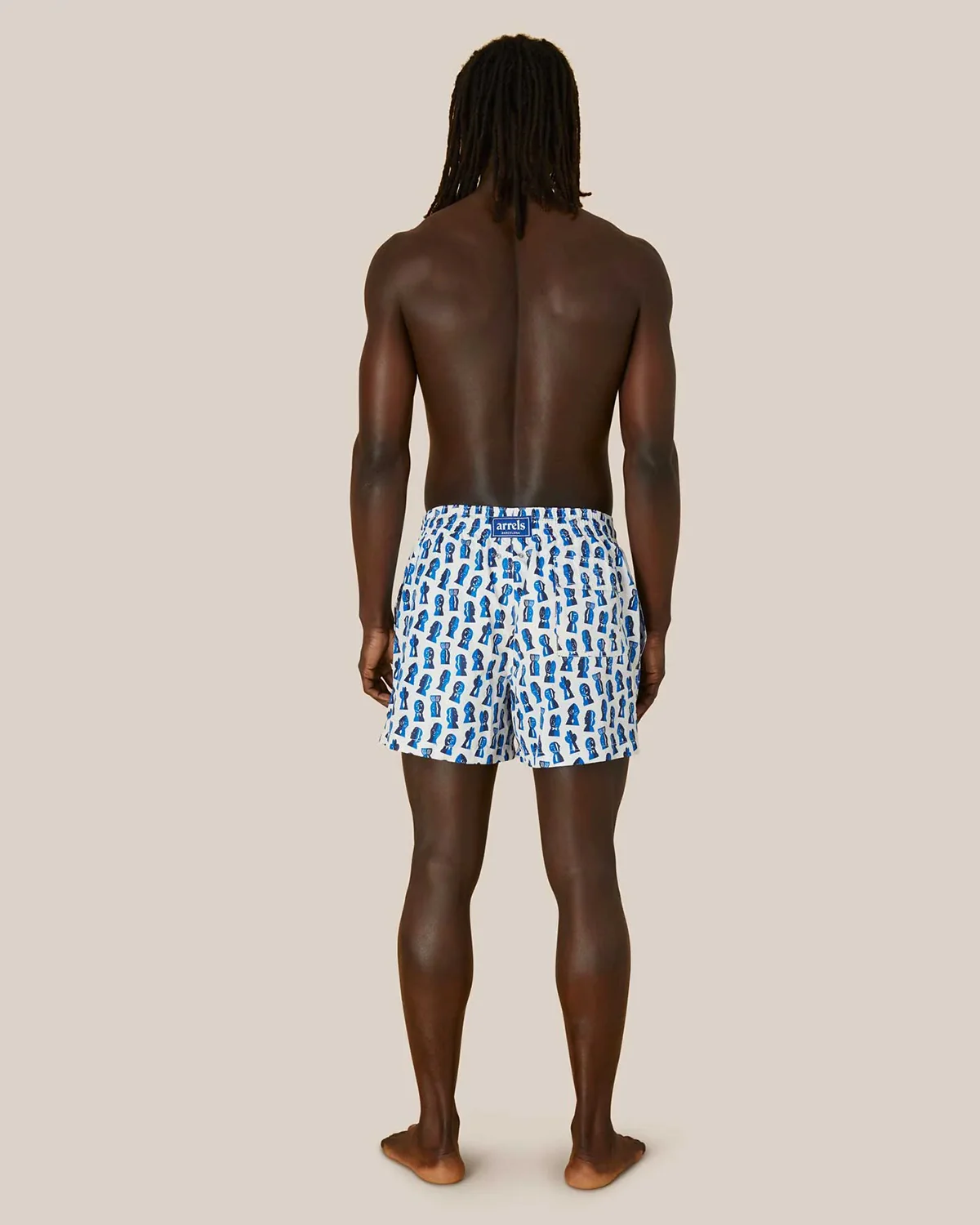 Classic Swim Short Beige Paper Decoupe x Severin Millet - Image 4