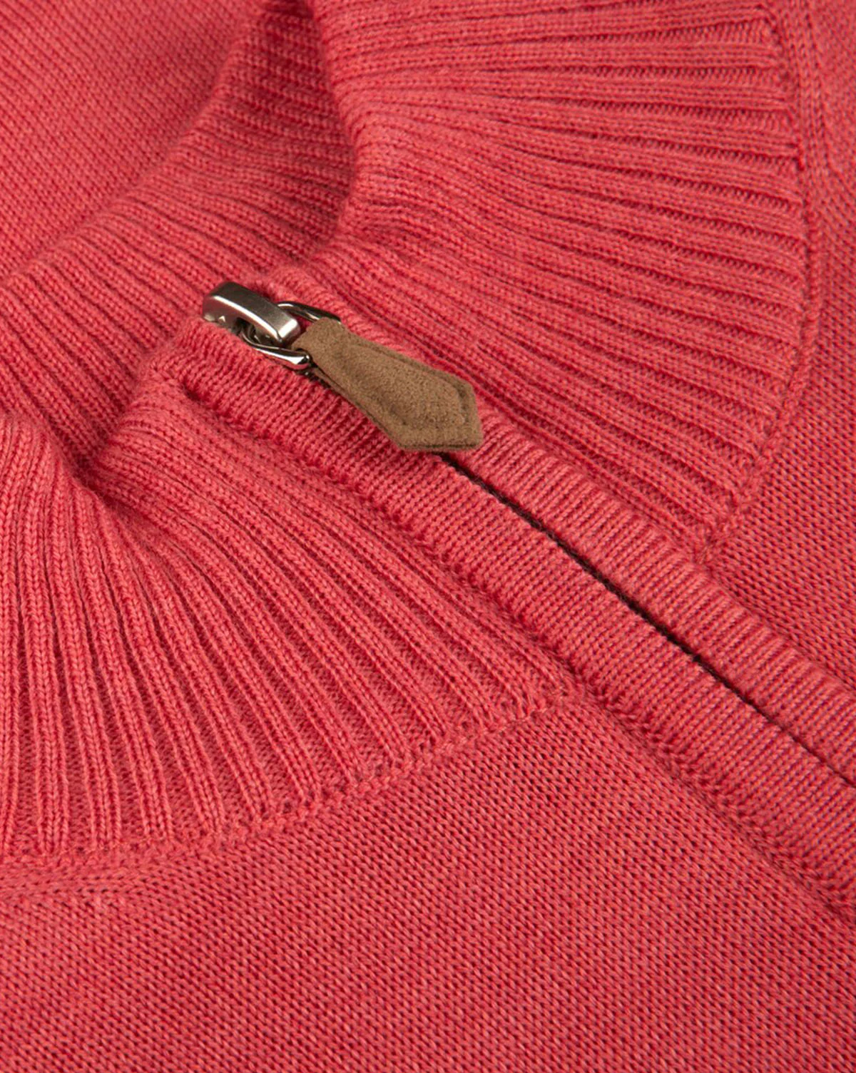 Sweater knittet Half Zip Merino Wool - Image 3