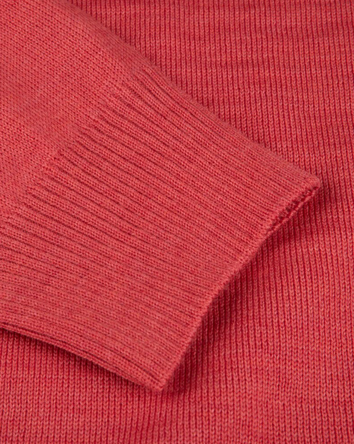 Sweater knittet Half Zip Merino Wool - Image 4