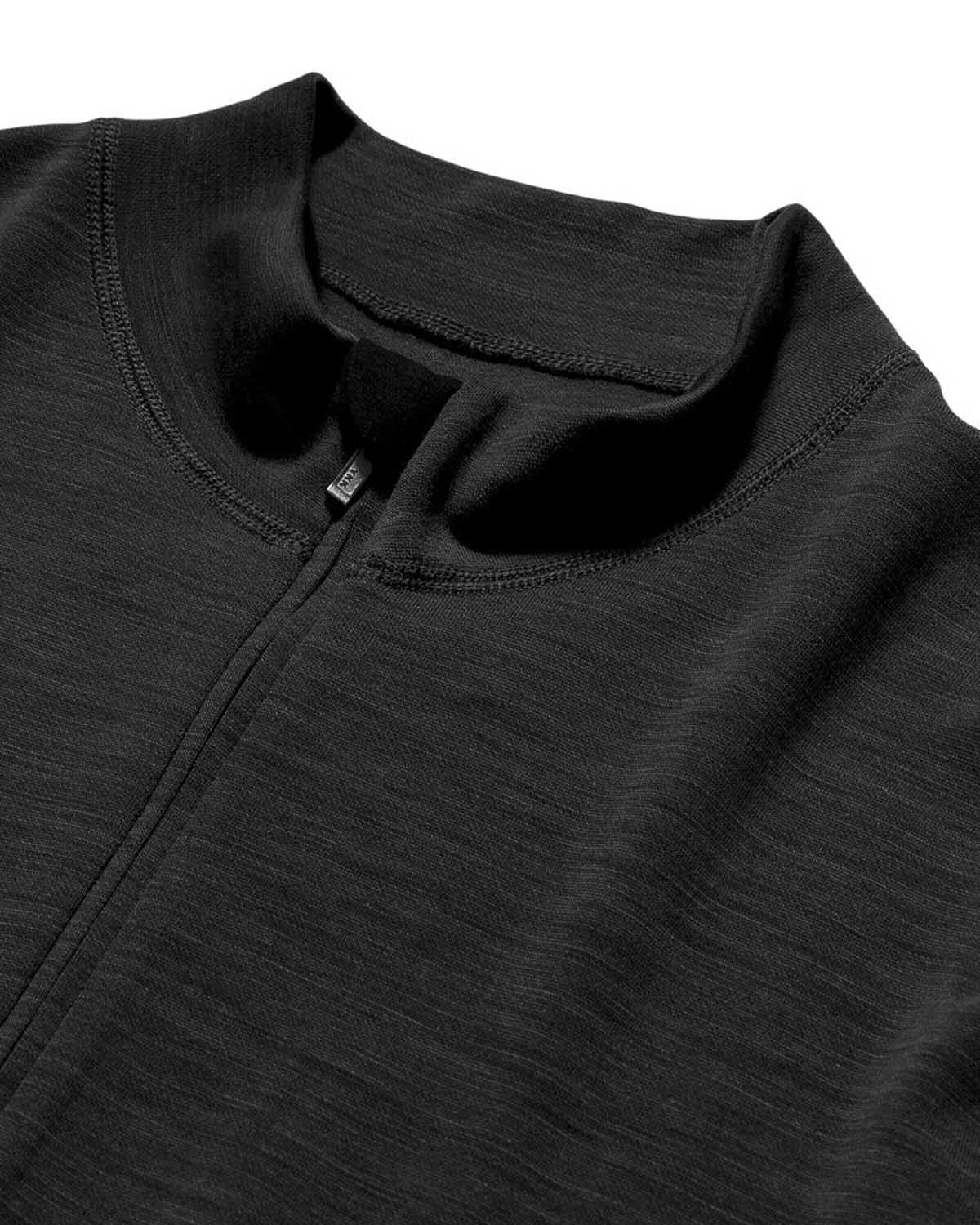 Wool/Bamboo Half Zip Sweater - Image 2