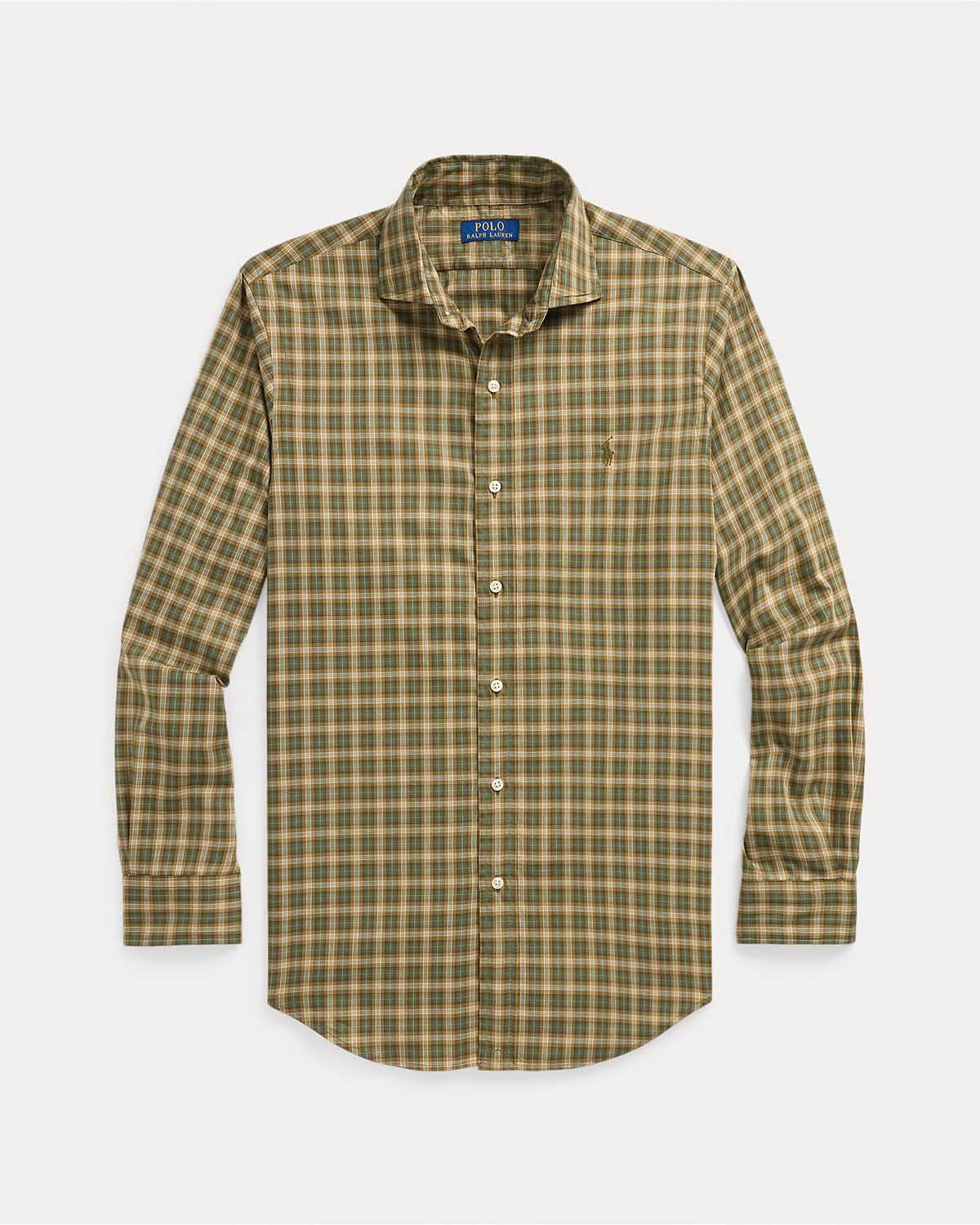 CUSTOM FIT PLAID TWILL SHIRT - Image 3