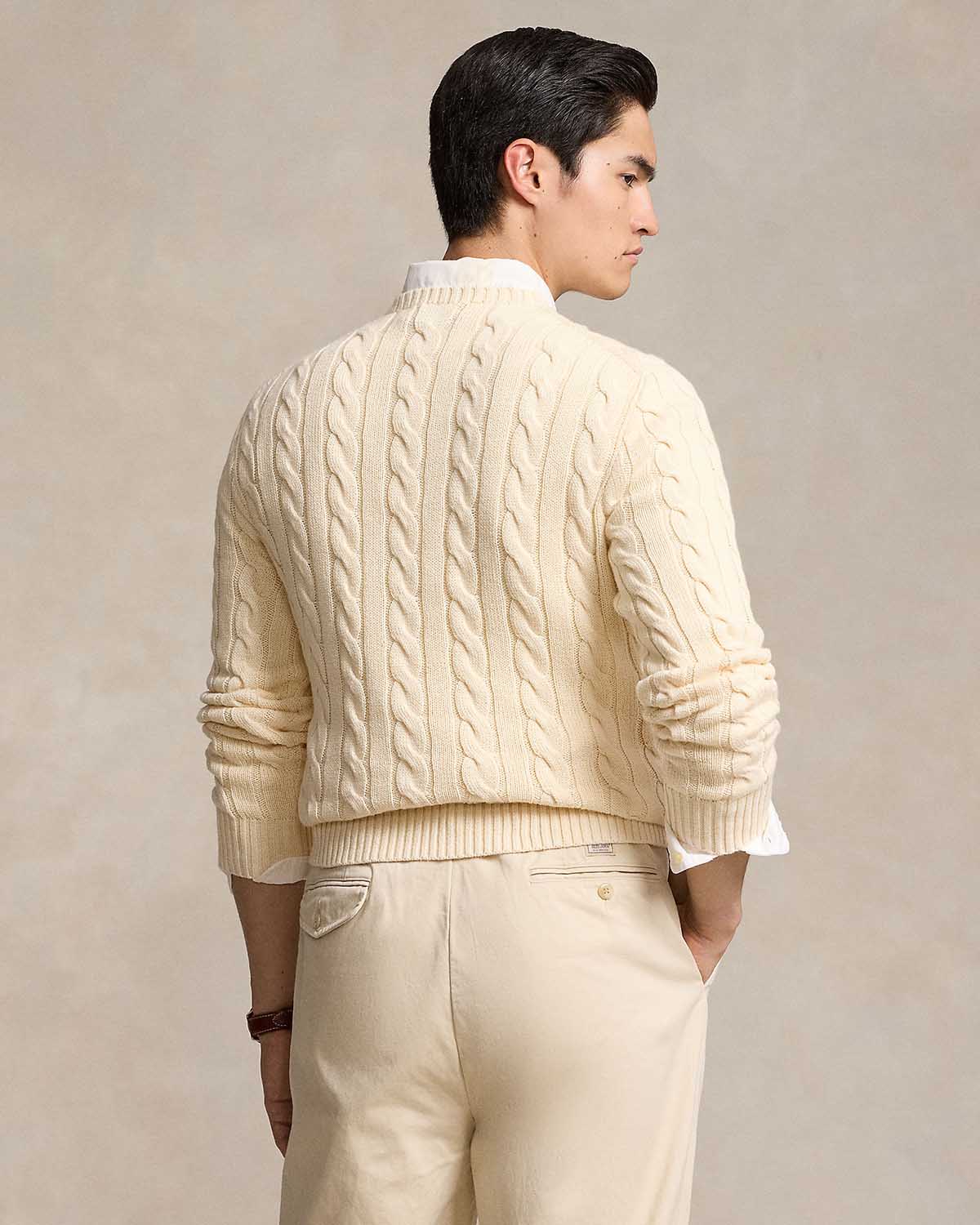 CABLE-KNIT COTTON SWEATER - Image 2
