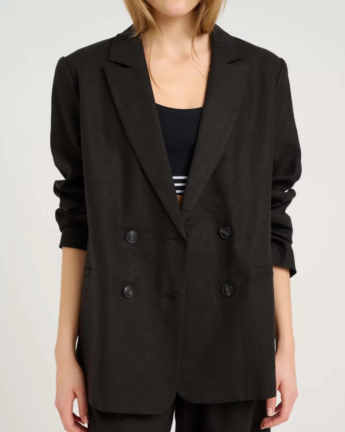 ElarahGZ Linen Blazer - Image 3