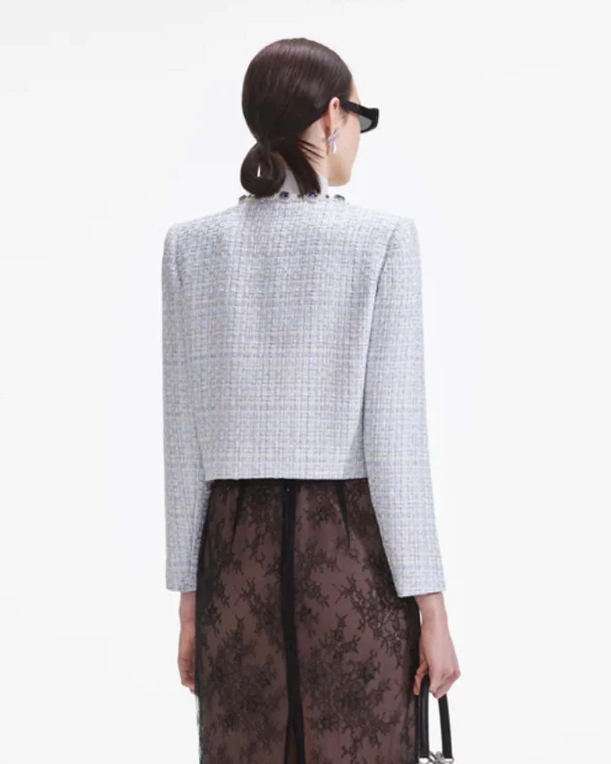 Blue Boucle Jacket - Image 2