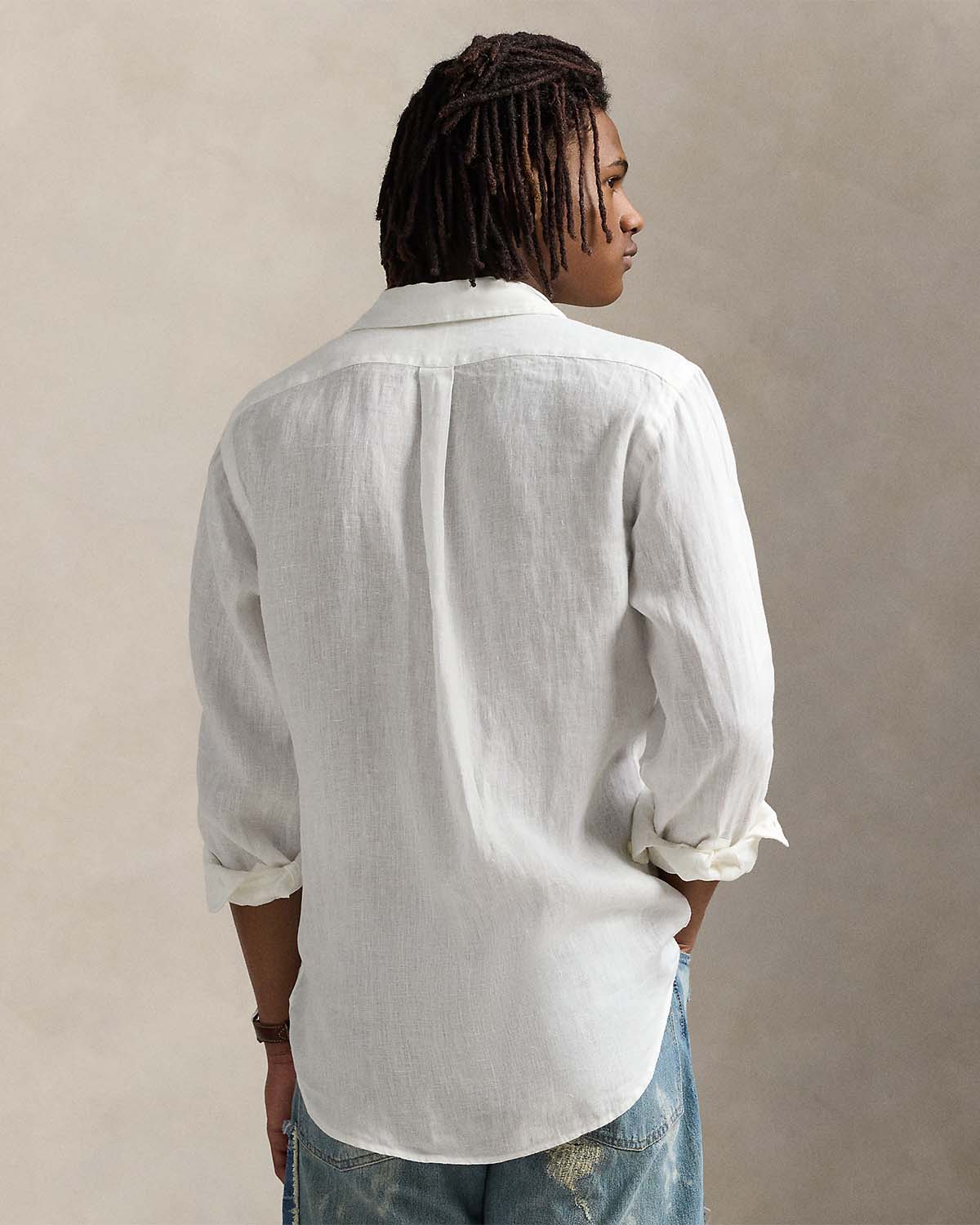 SLIM FIT LINEN SHIRT - Image 2