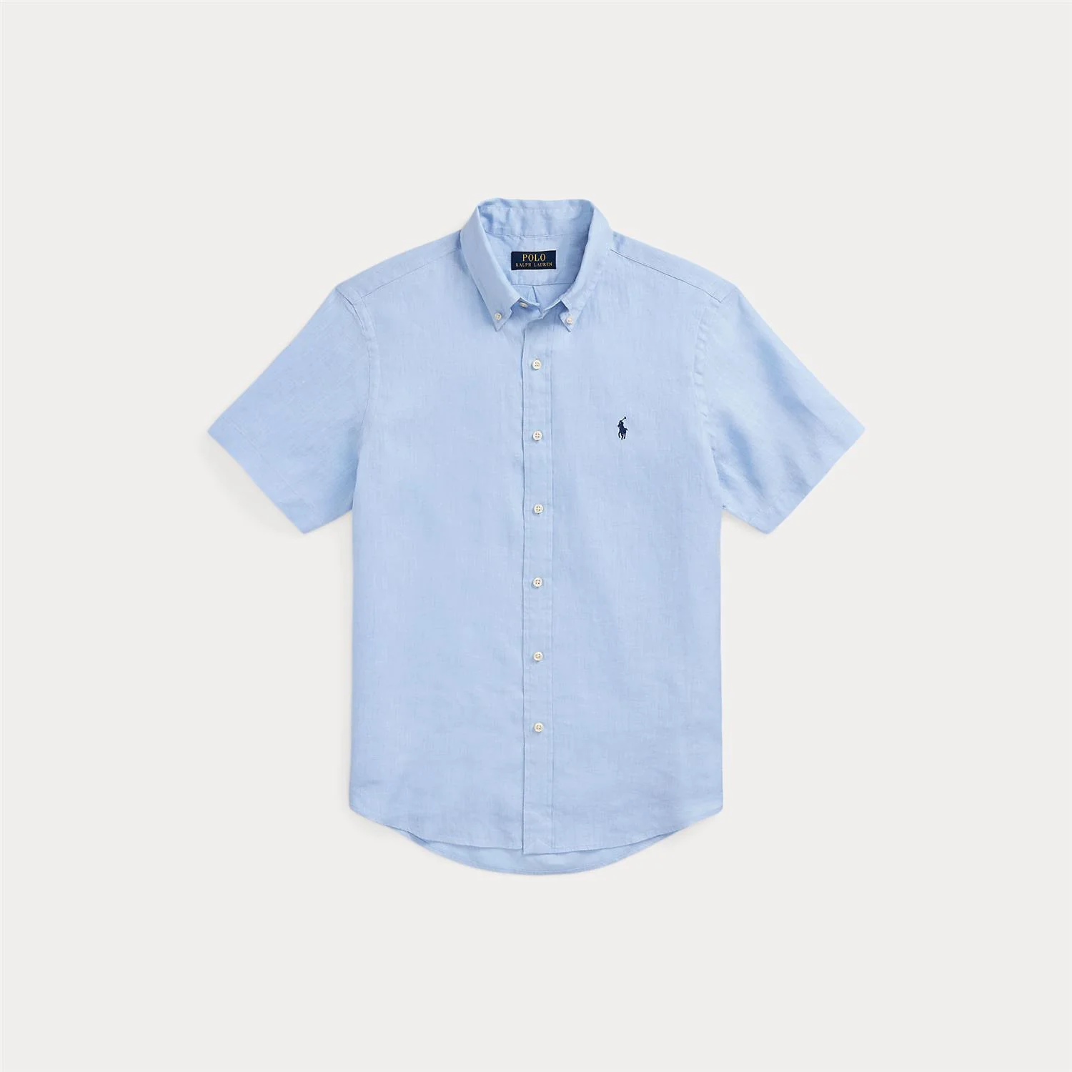 CUSTOM FIT LINEN SHIRT SHORT SLEEVE - Image 3