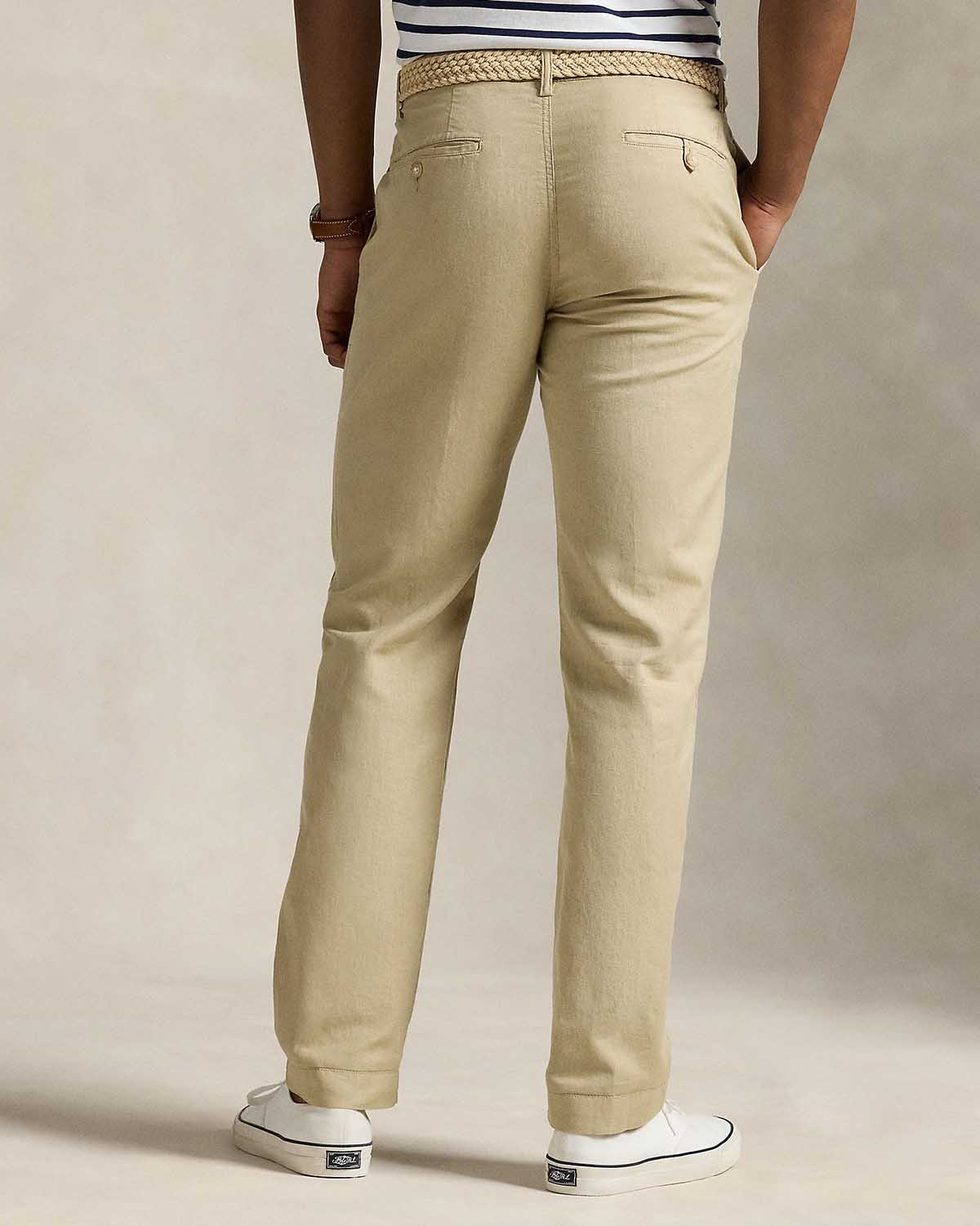 STRAIGHT FIT LINEN-COTTON PANT - Image 2