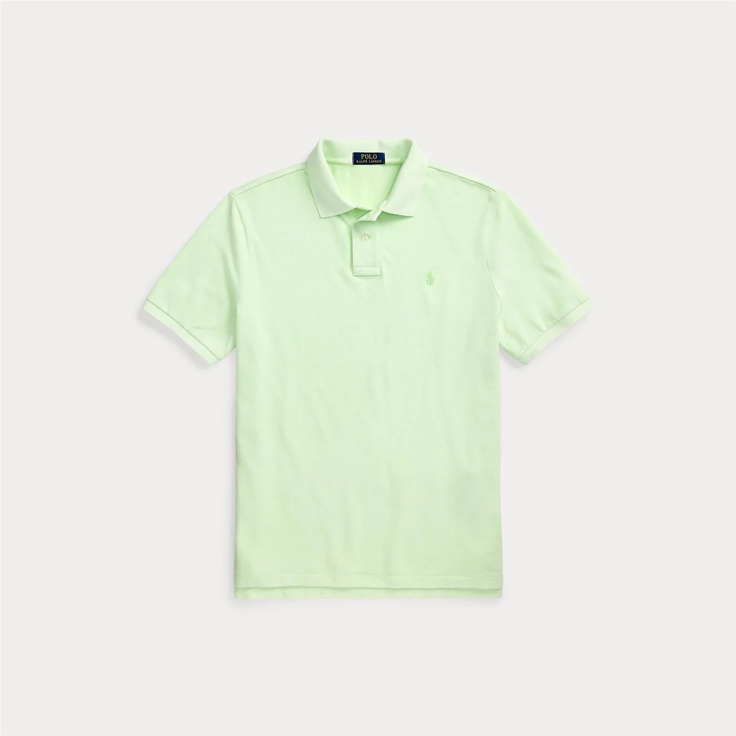 CUSTOM SLIM MINERAL-DYED MESH POLO SHIRT - Image 3