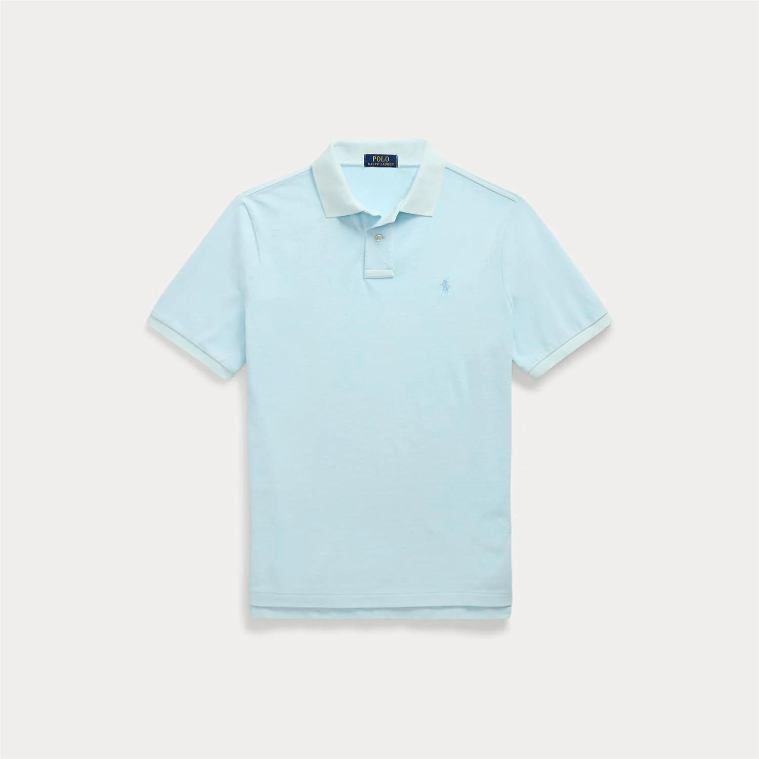 CUSTOM SLIM MINERAL-DYED MESH POLO SHIRT - Image 3