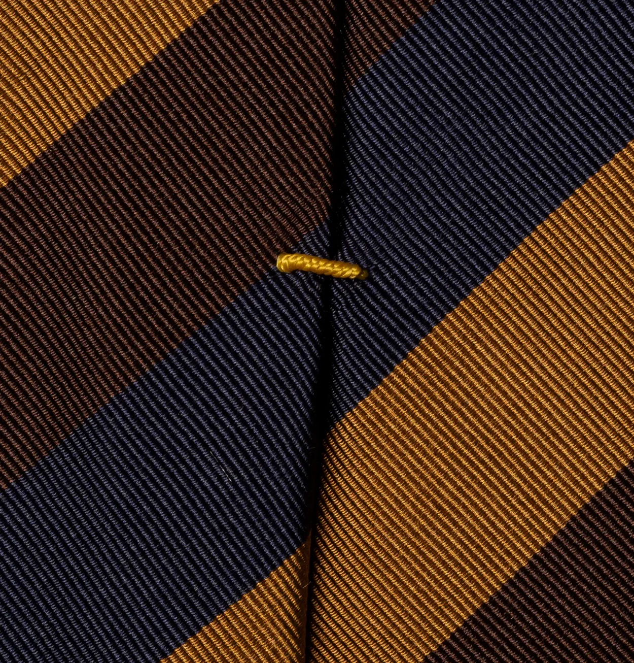 Striped Silk Cotton Mogador Tie - Image 5