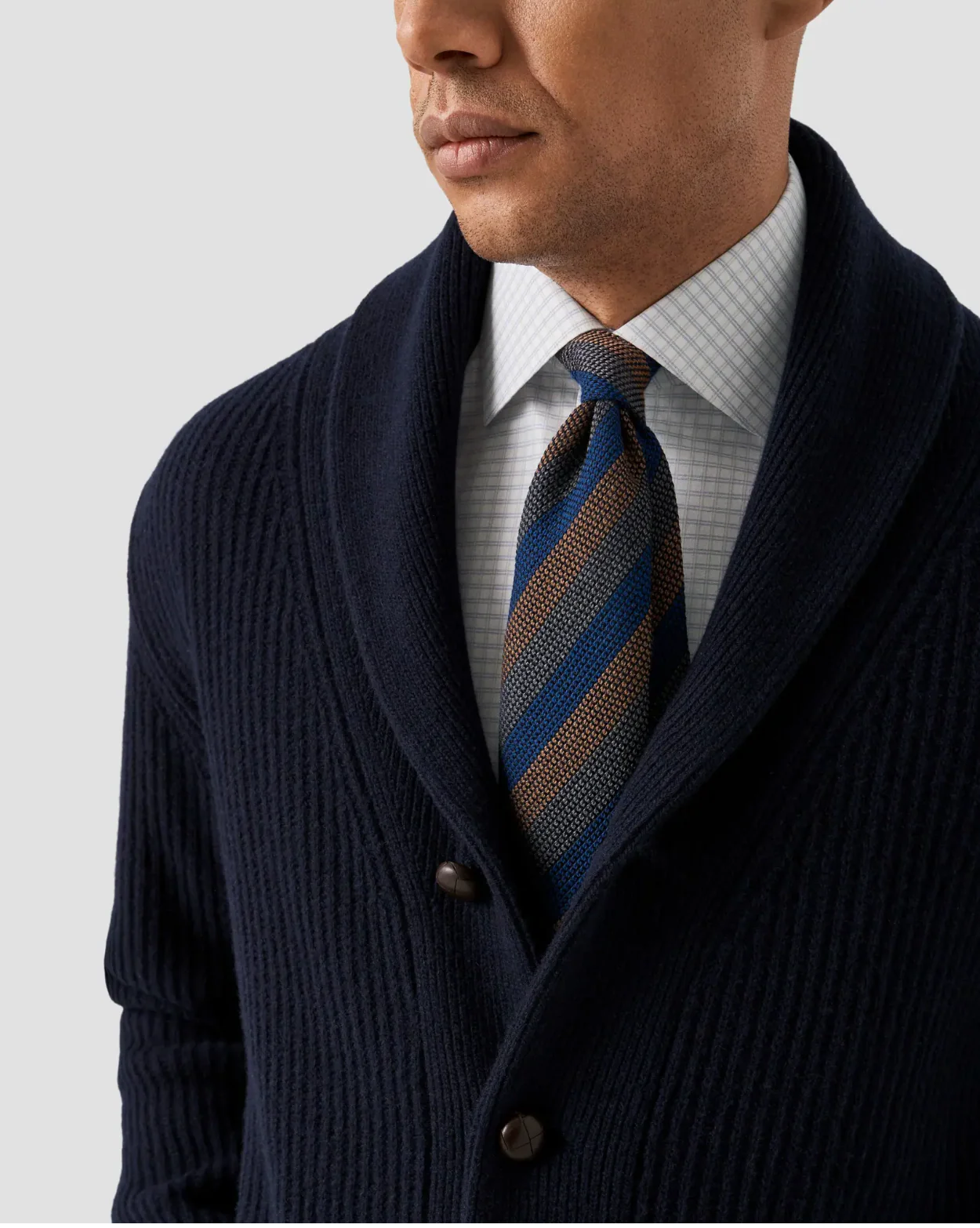 Silk Wool Grenadine Tie - Image 3