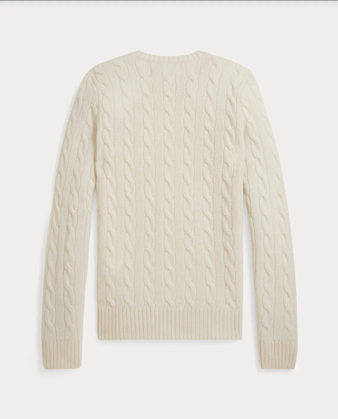 Julianna- CABLE WOOL-CASHMERE CREWNECK SWEATER - Image 6