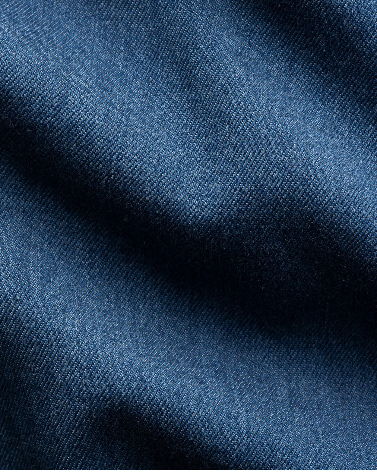 Dark Wash Denim Stretch Shirt - Image 6