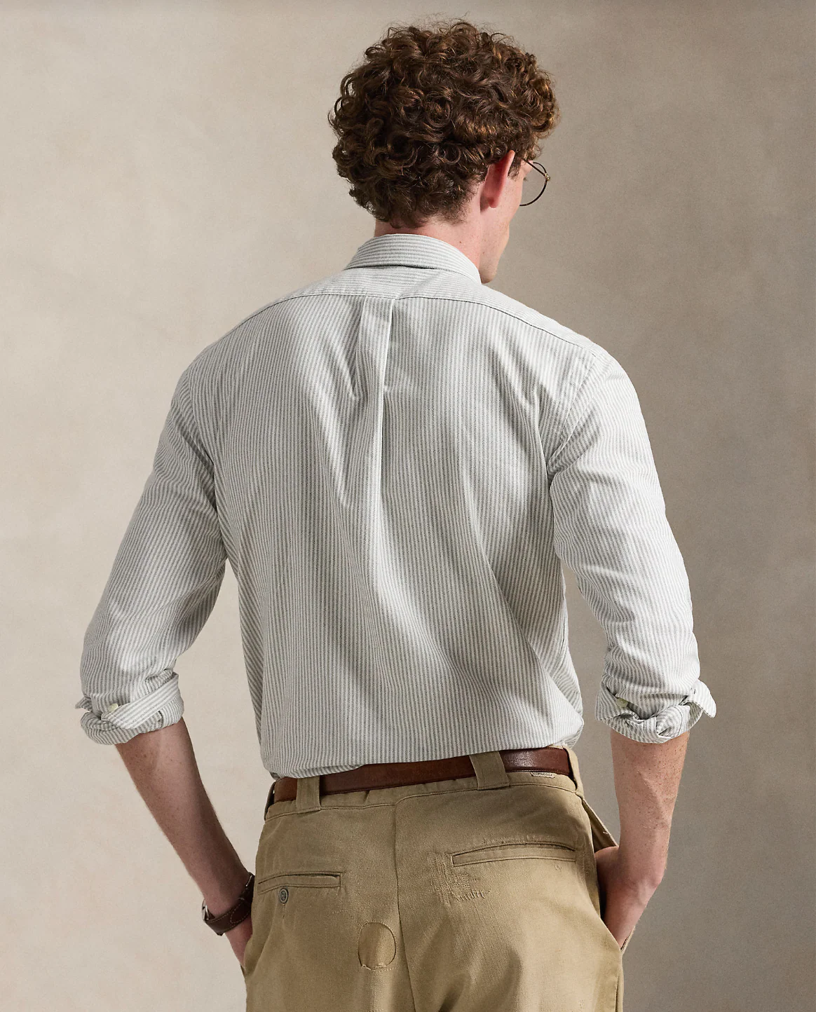 SLIM FIT STRIPED OXFORD SHIRT - Image 3