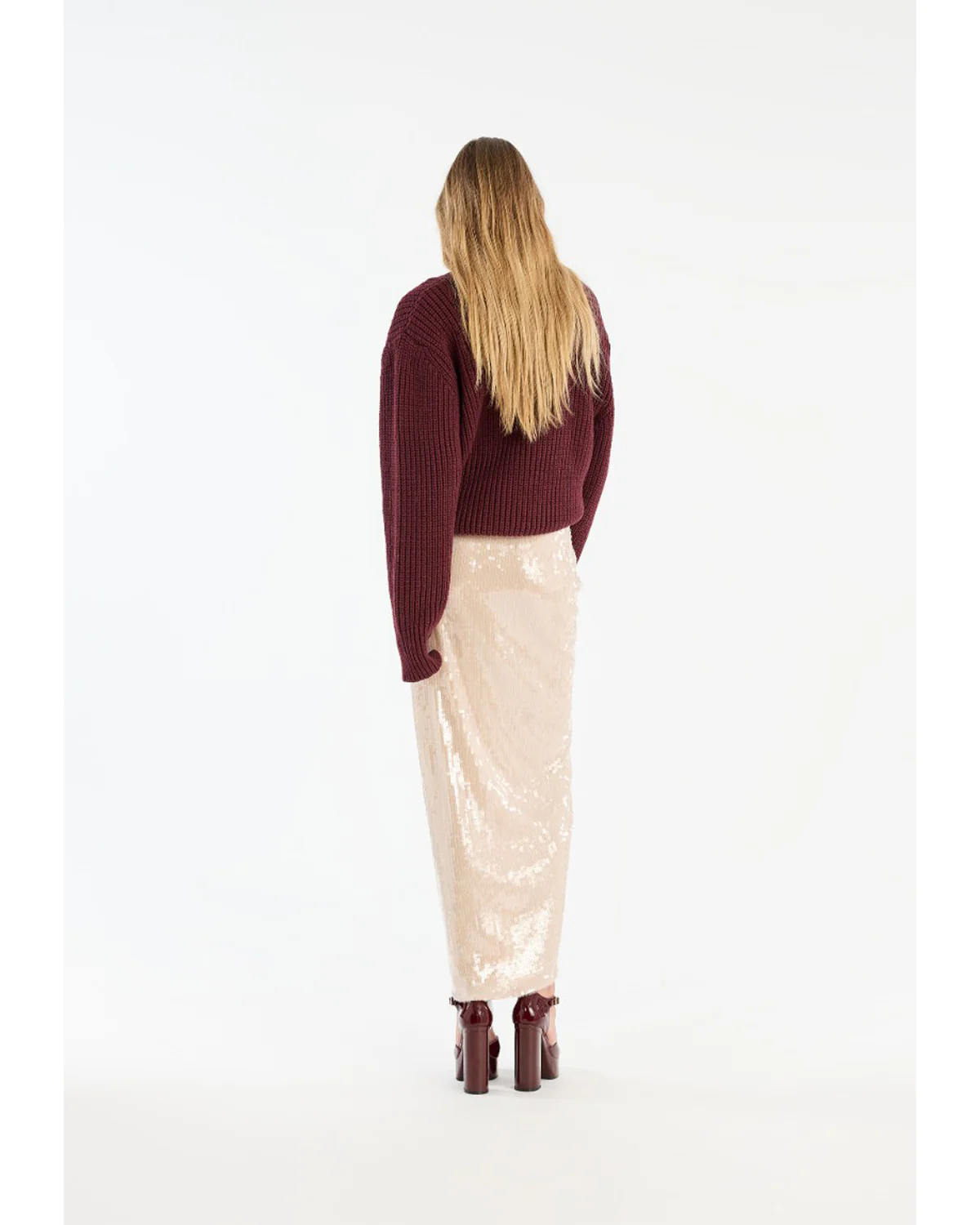 Sequins Knot Skirt - Image 4