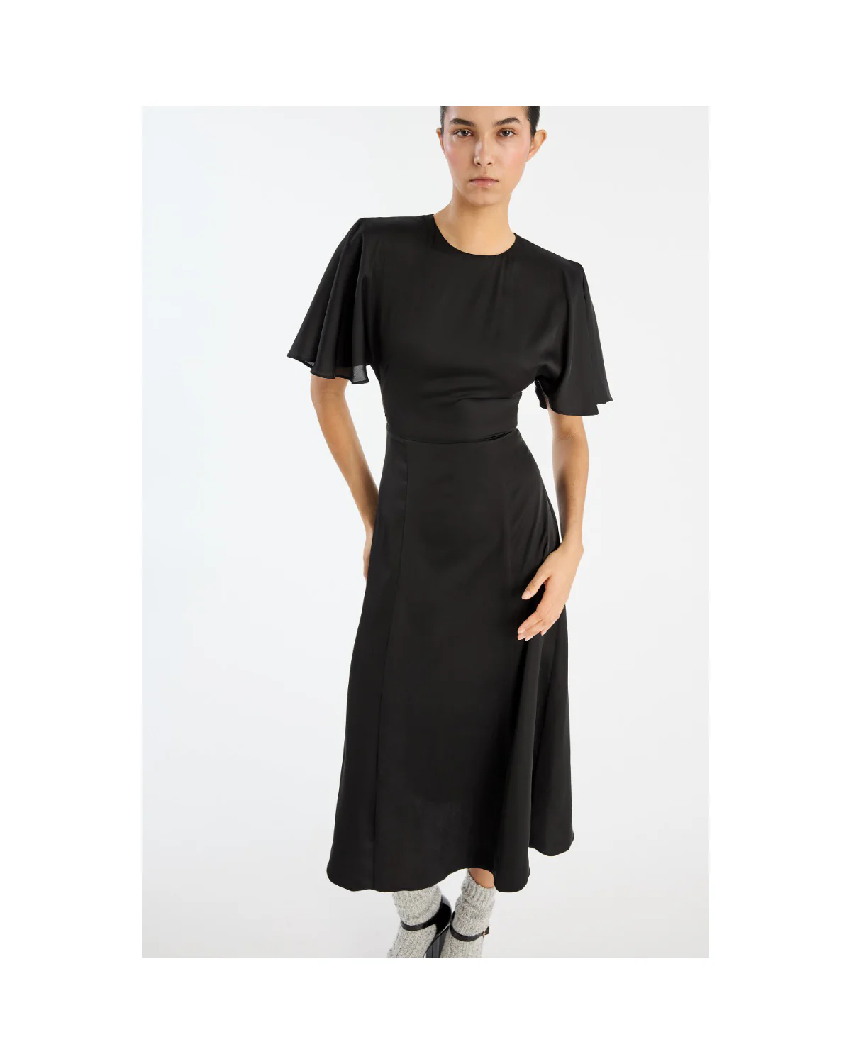 Chiffon Midi Dress - Image 3
