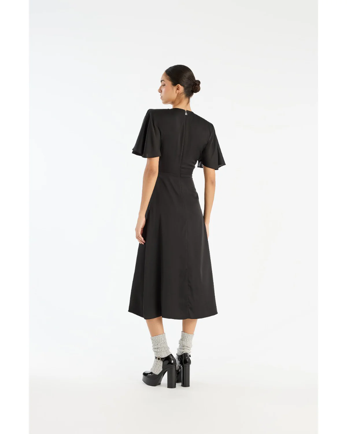 Chiffon Midi Dress - Image 4