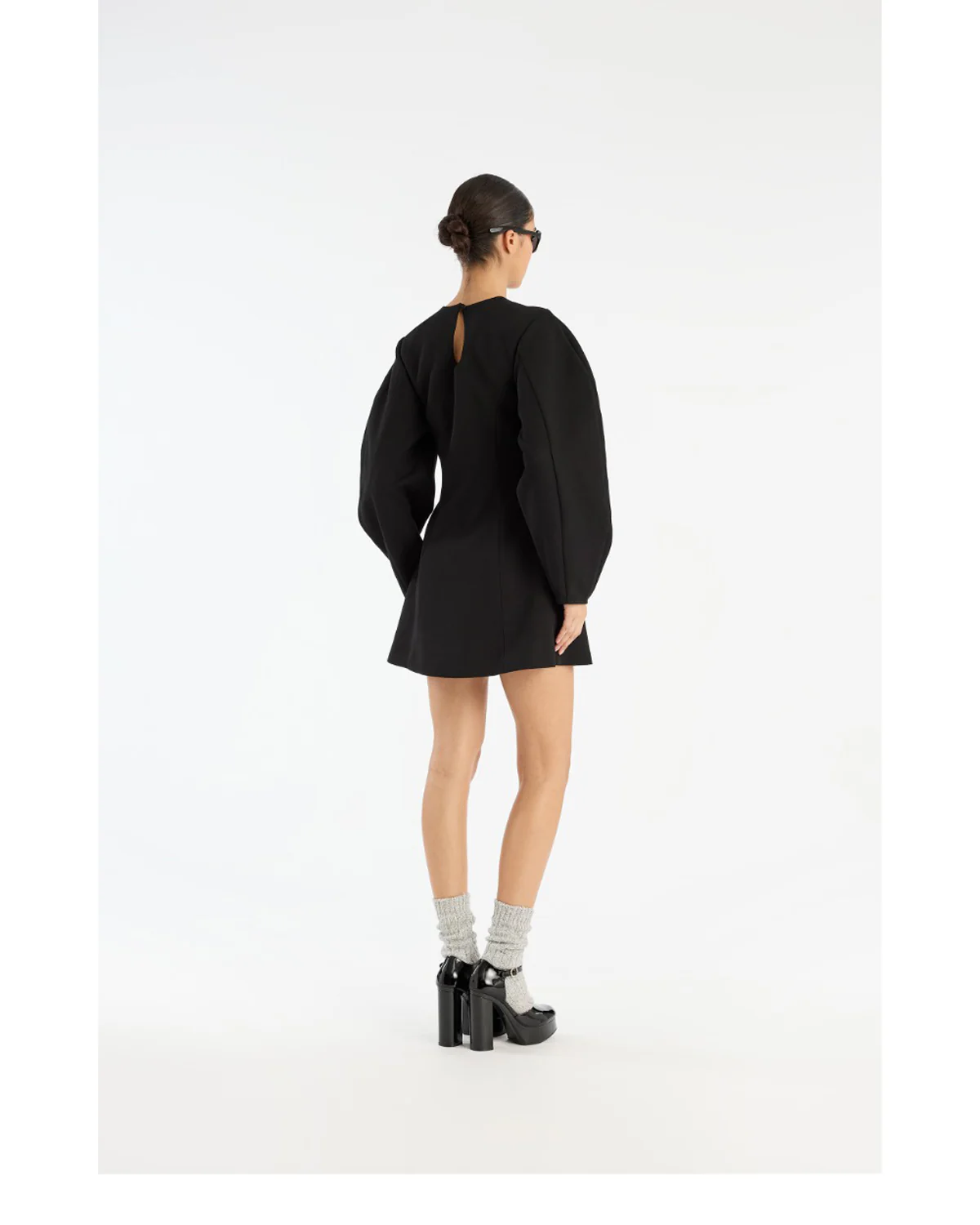 Suiting Flared Mini Dress - Image 5