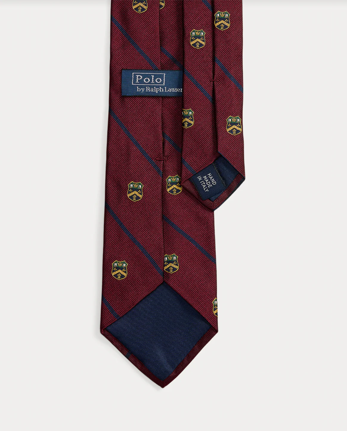 STRIPED SILK REPP CLUB TIE - Image 2