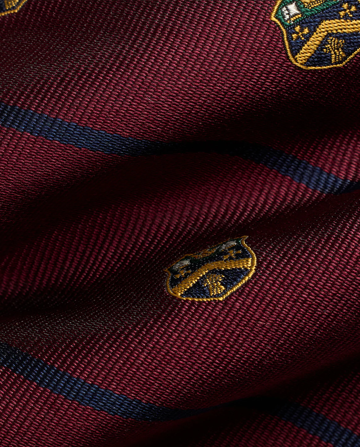 STRIPED SILK REPP CLUB TIE - Image 3