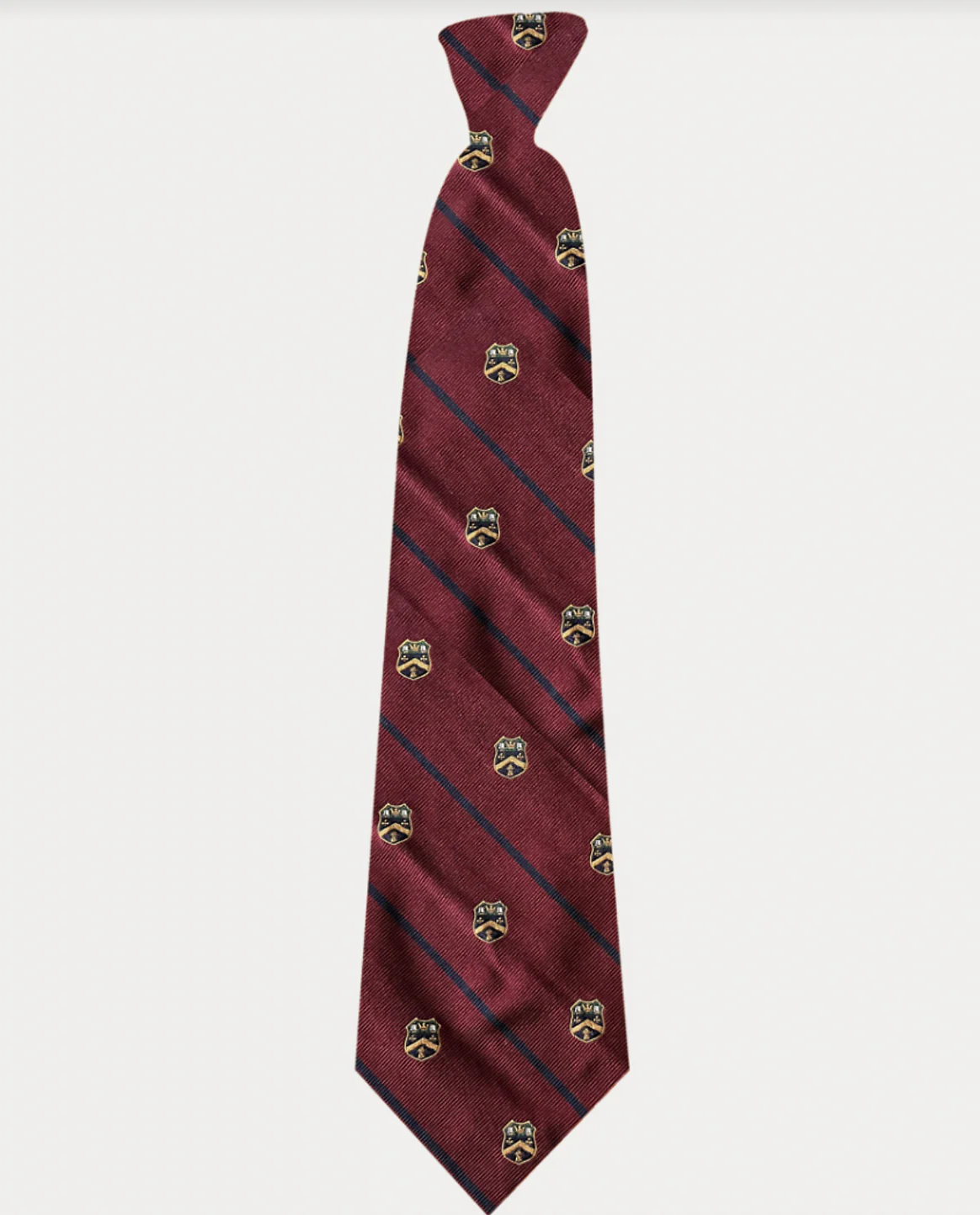 STRIPED SILK REPP CLUB TIE - Image 4