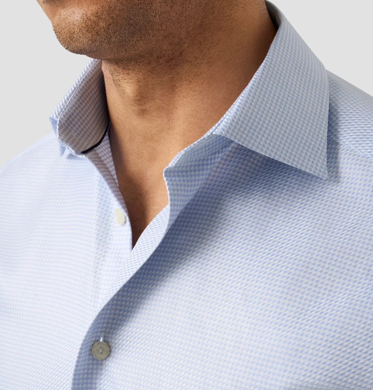 Slim Houndstooth King Twill Shirt - Image 2