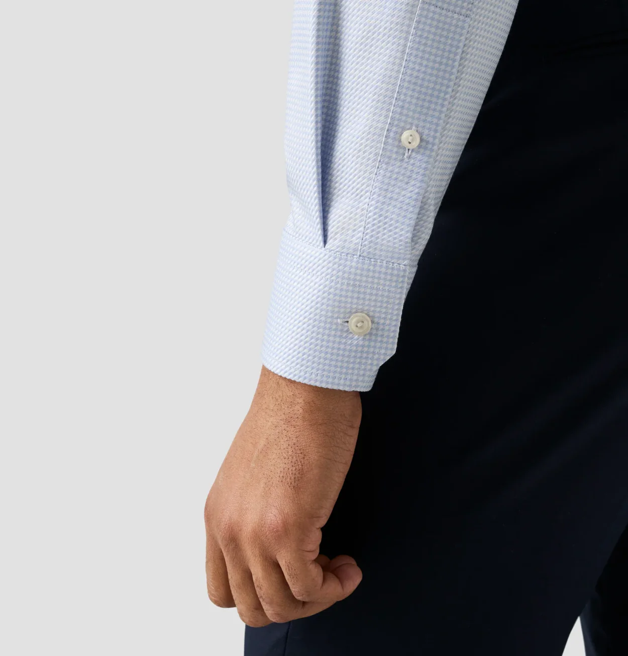 Slim Houndstooth King Twill Shirt - Image 3