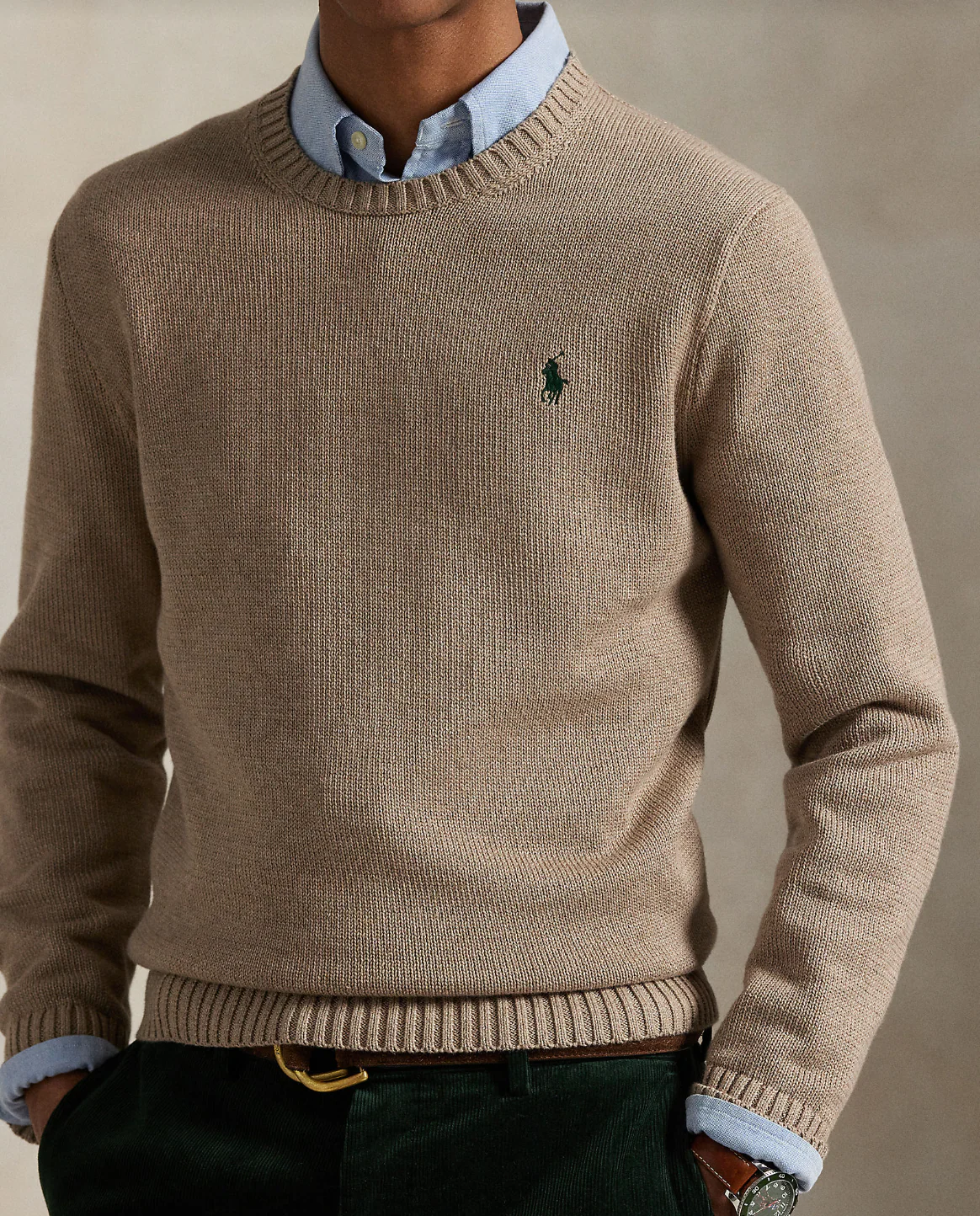 COTTON CREWNECK SWEATER - Image 4