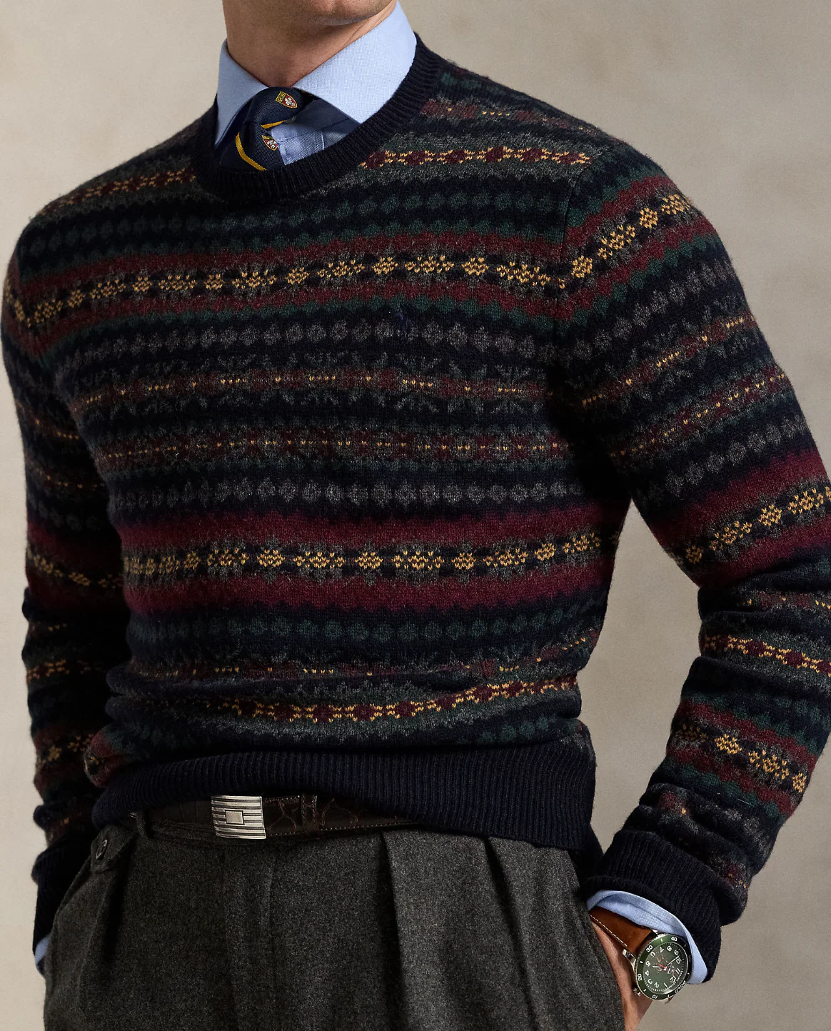 FAIR ISLE WOOL SWEATER - Image 4