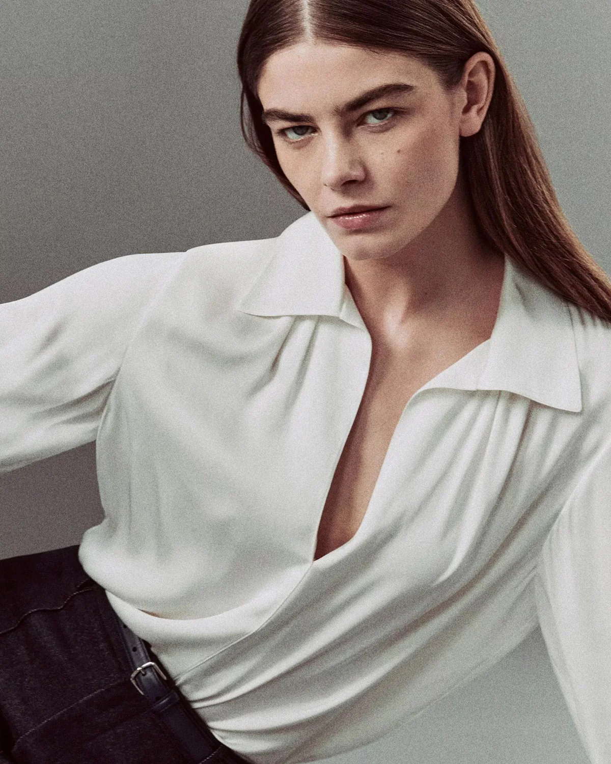 Placed Smocked L/S Blouse - Image 3