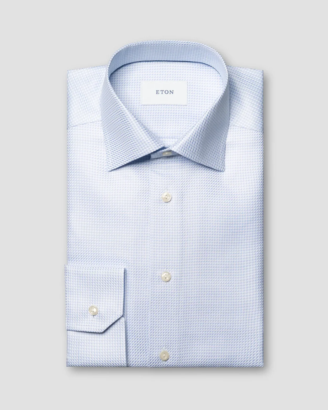 Contemporary Houndstooth King Twill Shirt - Image 5