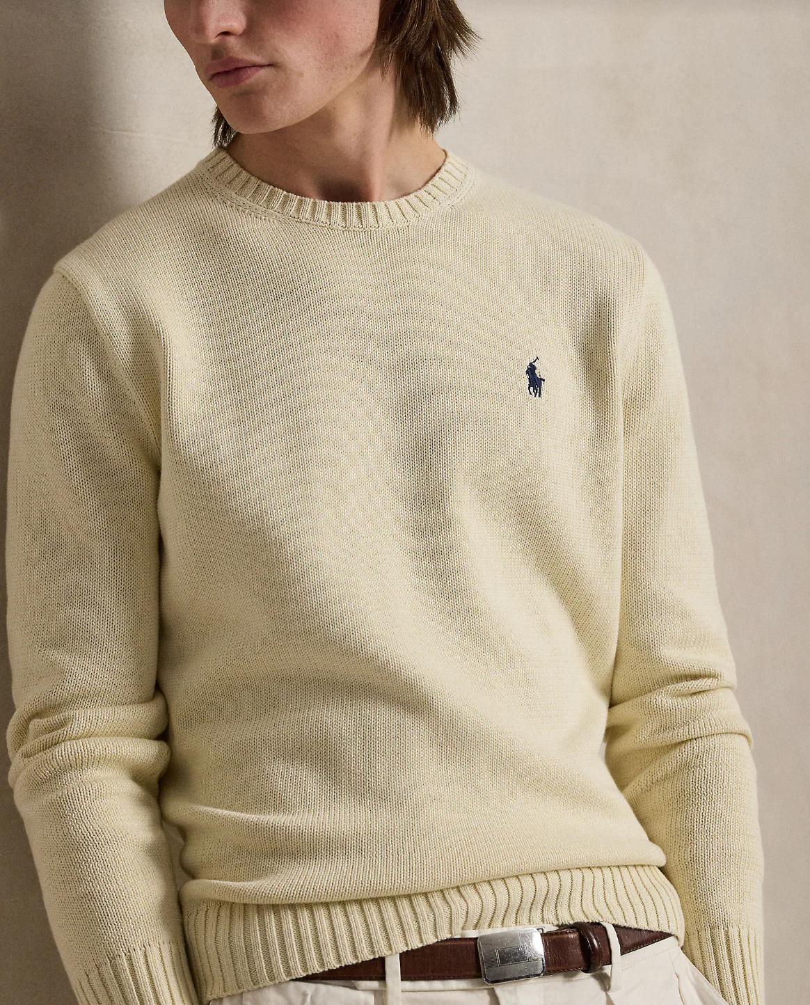 COTTON CREWNECK SWEATER - Image 4
