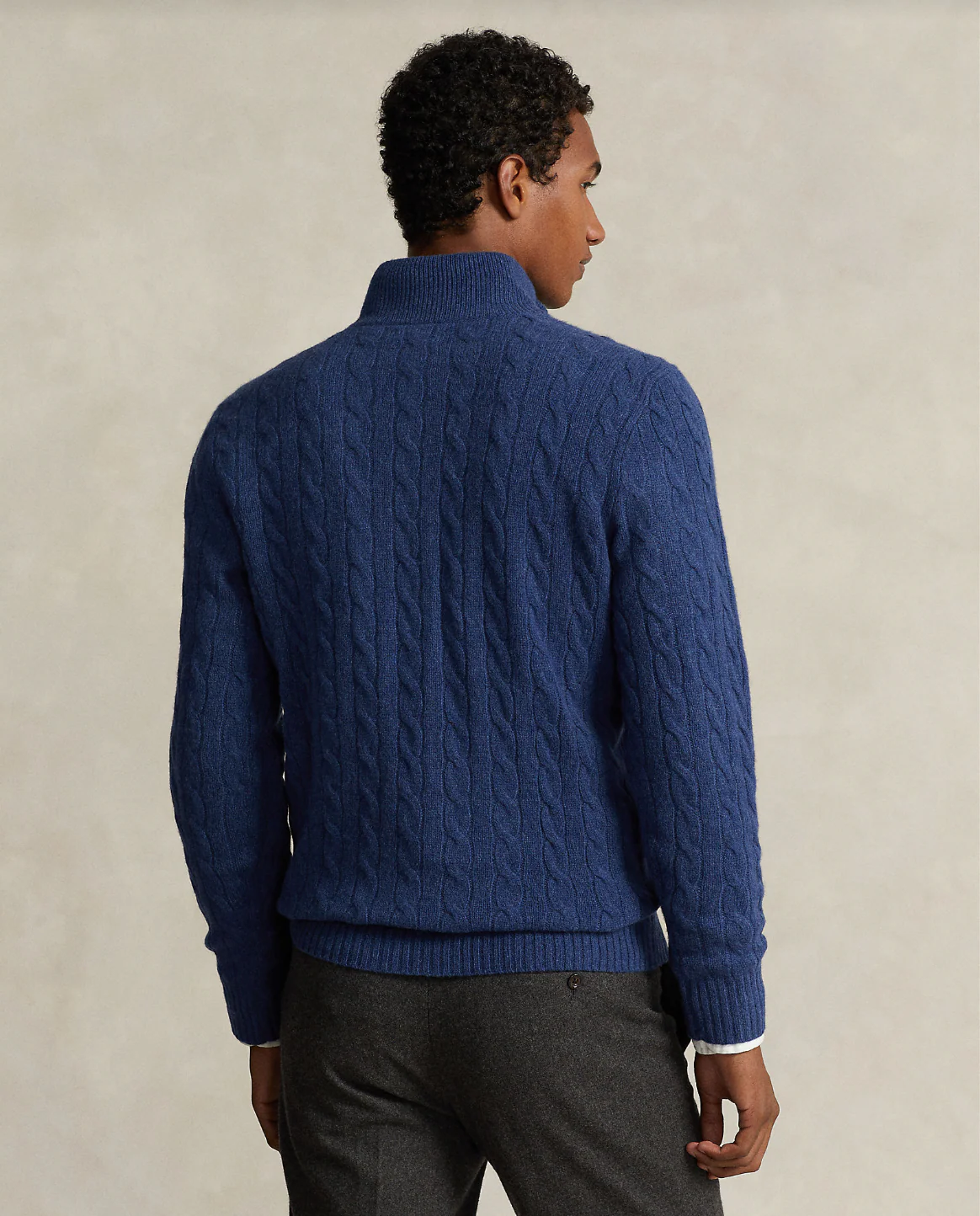 CABLE-KNIT WOOL-CASHMERE SWEATER - Image 3