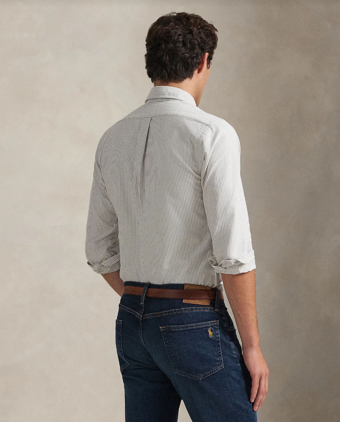 CUSTOM FIT STRIPED OXFORD SHIRT - Image 2