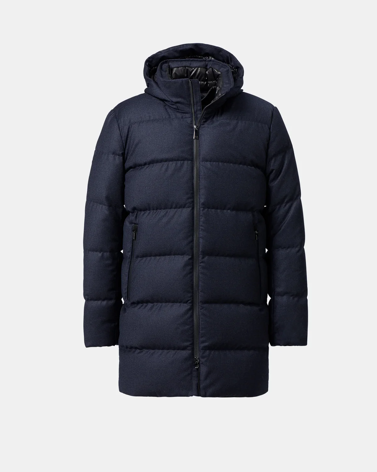 Concord Parka Navy Wool - Image 3