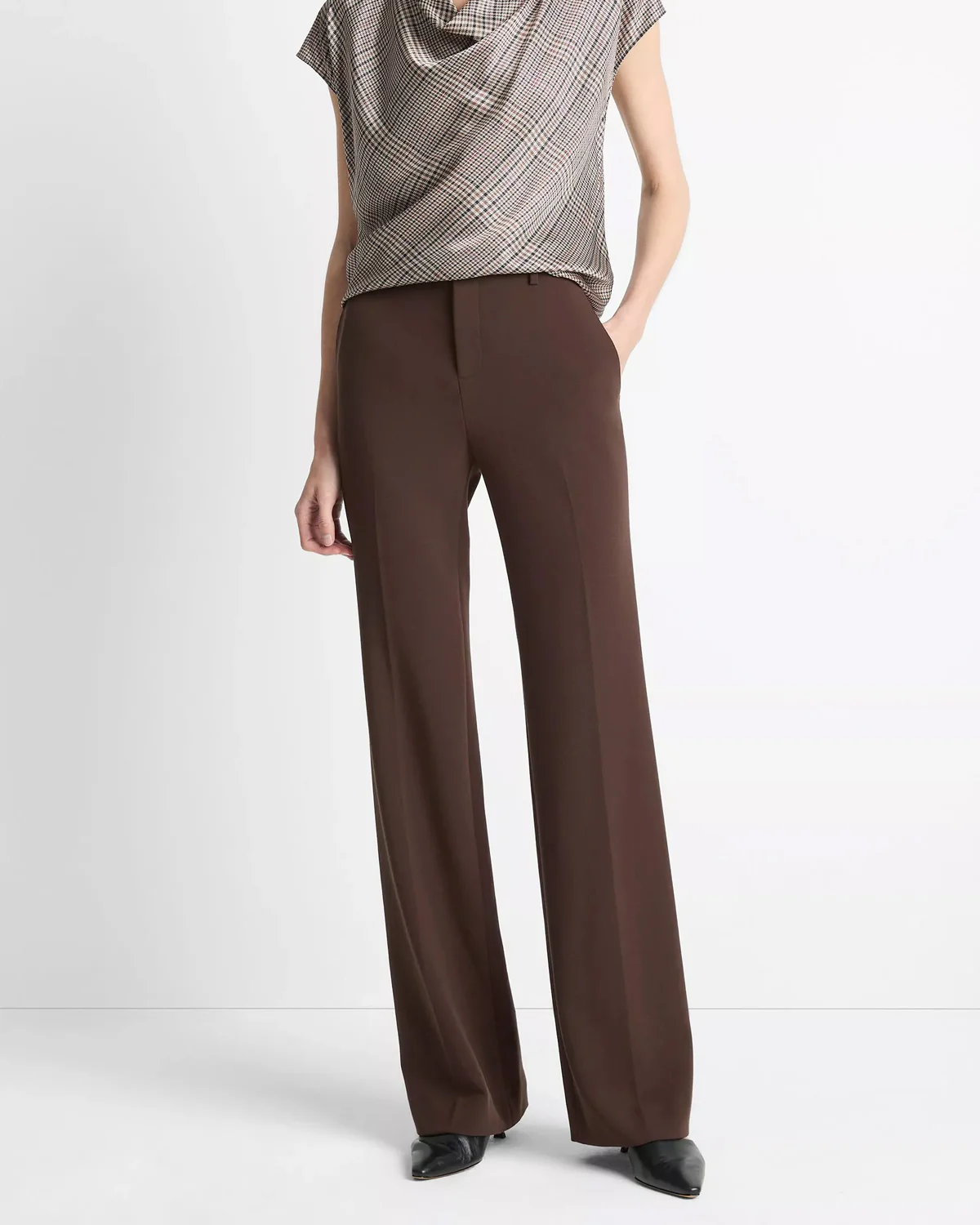 Mid Rise Tailored Flare Pant - Image 3