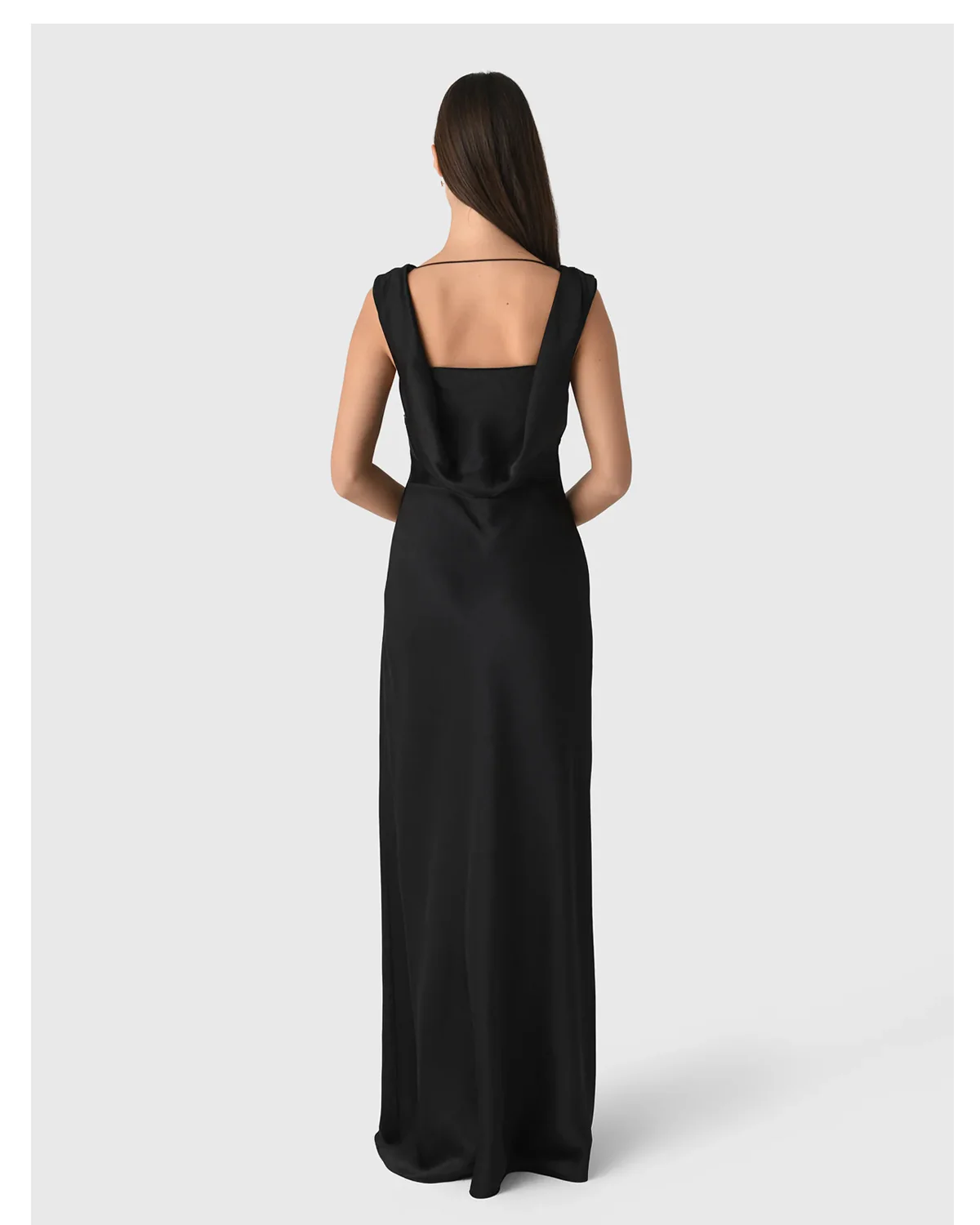Draped Cowl Maxi Dress - Image 2