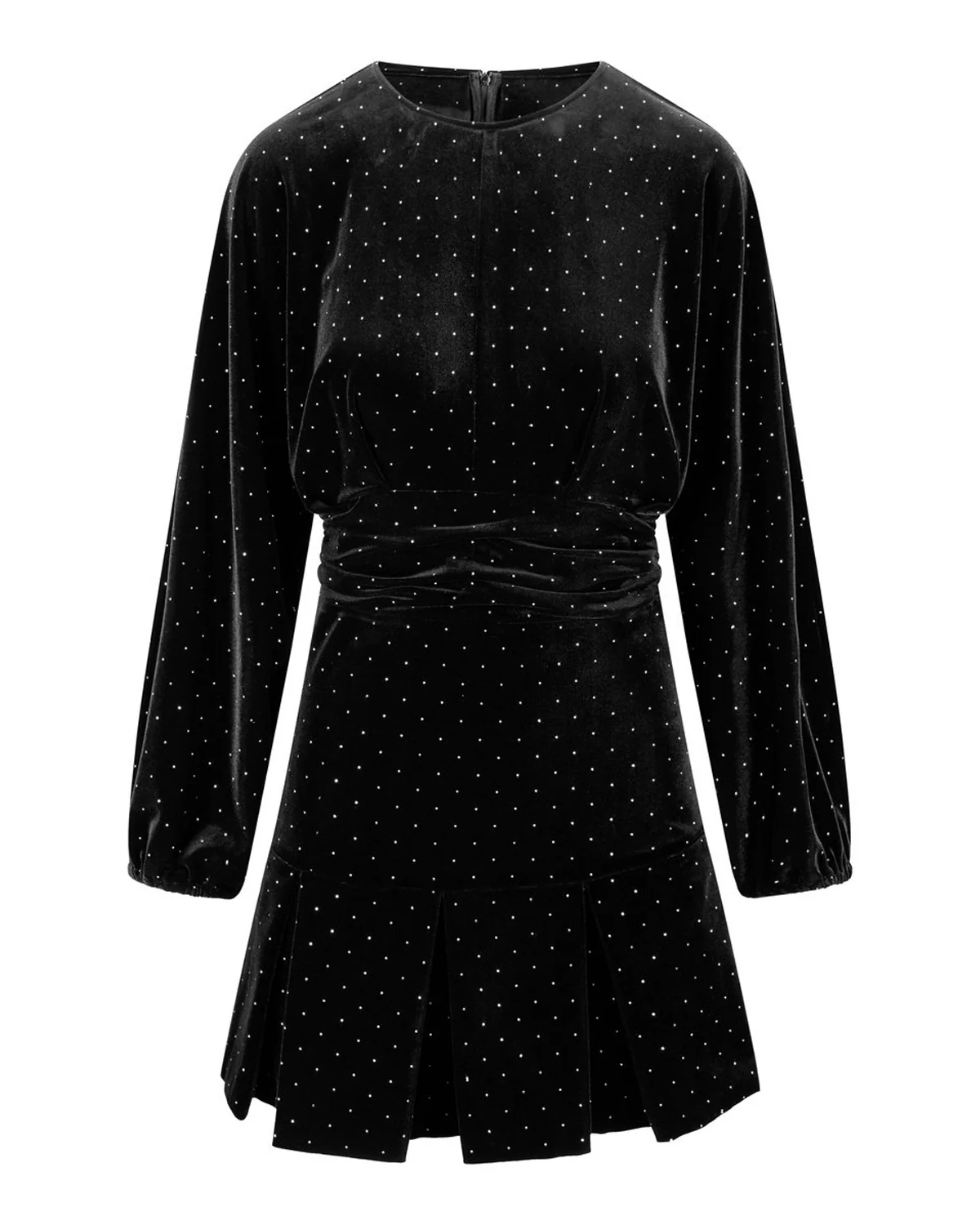 Jamal Stud Velour Dress - Image 2