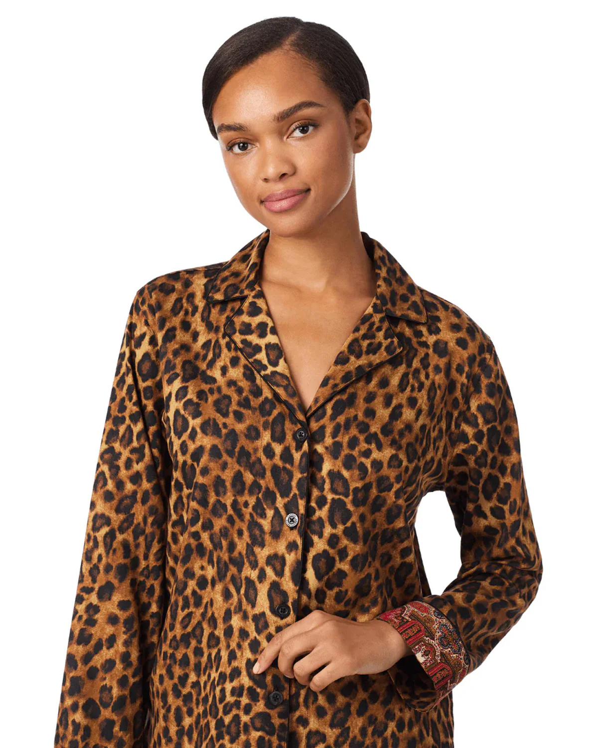 LRL L/s Notch Collar Boxer Pj Set - Image 2
