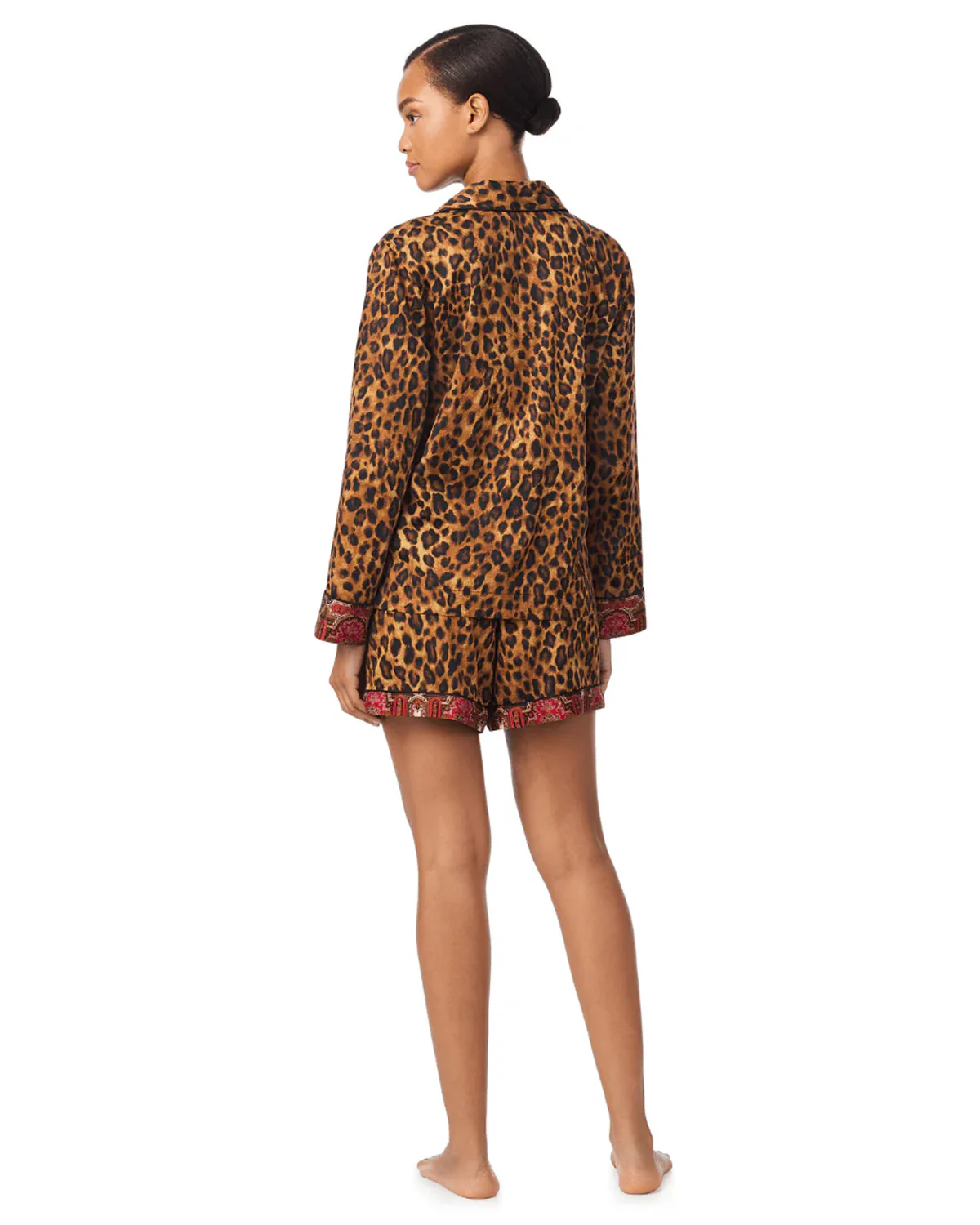 LRL L/s Notch Collar Boxer Pj Set - Image 3