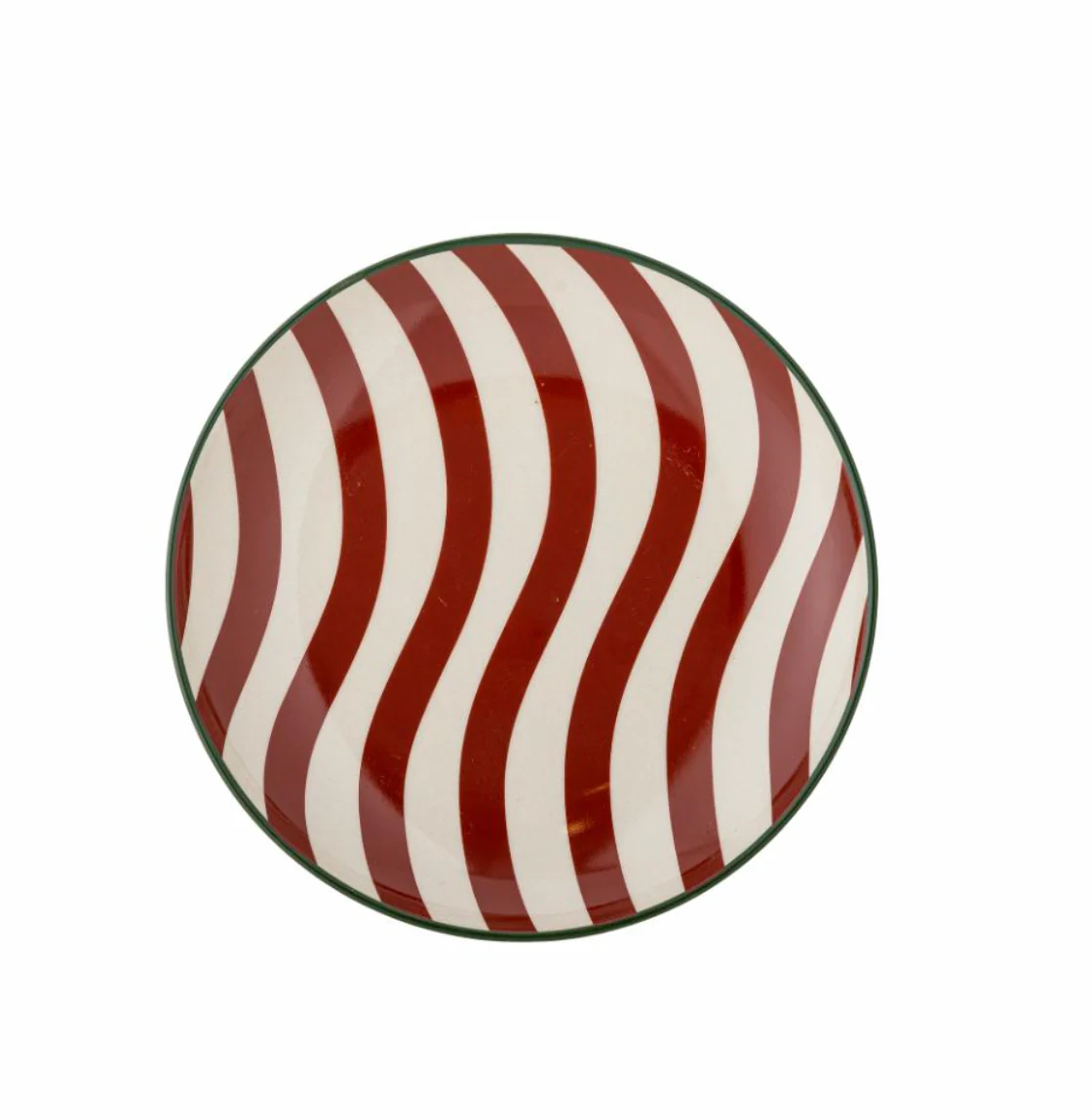 Jolly Tallerken, rød, stentøj - Image 3