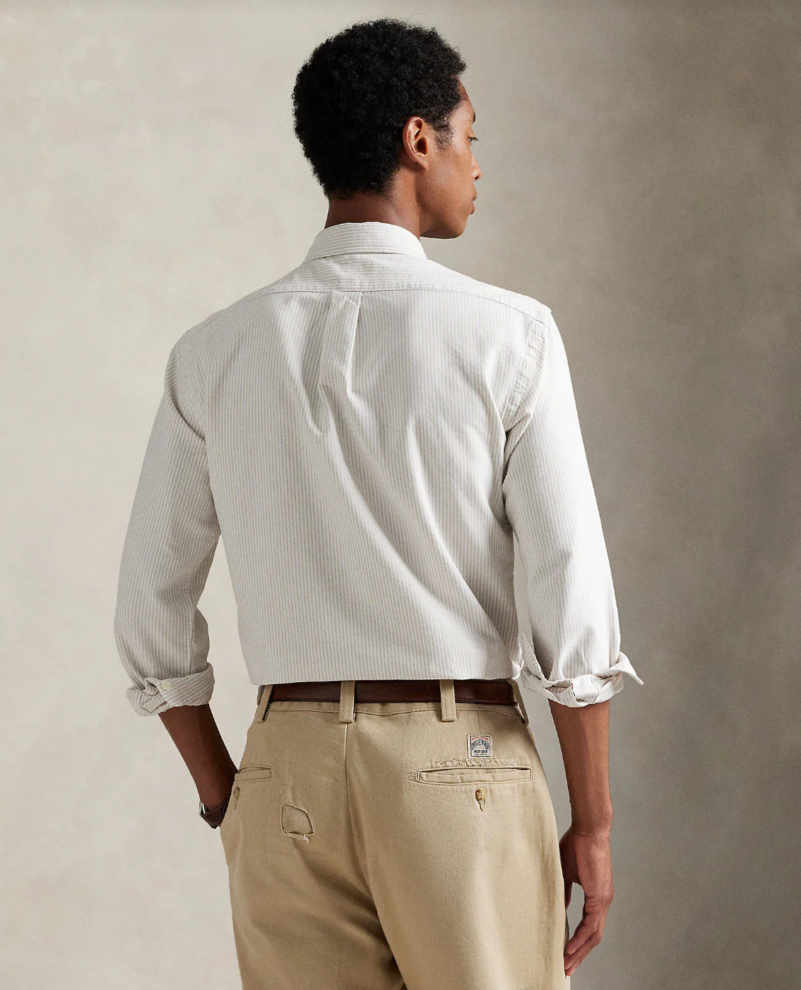 CUSTOM FIT STRIPED OXFORD SHIRT - Image 3