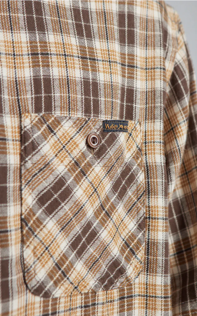 Julian Worker Farmer Check Shirt - Image 3