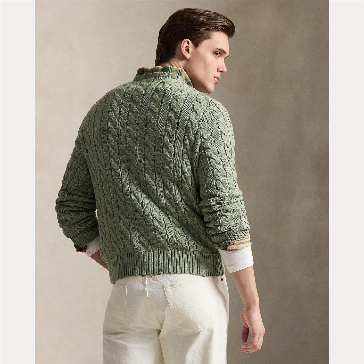CABLE-KNIT COTTON SWEATER - Image 2